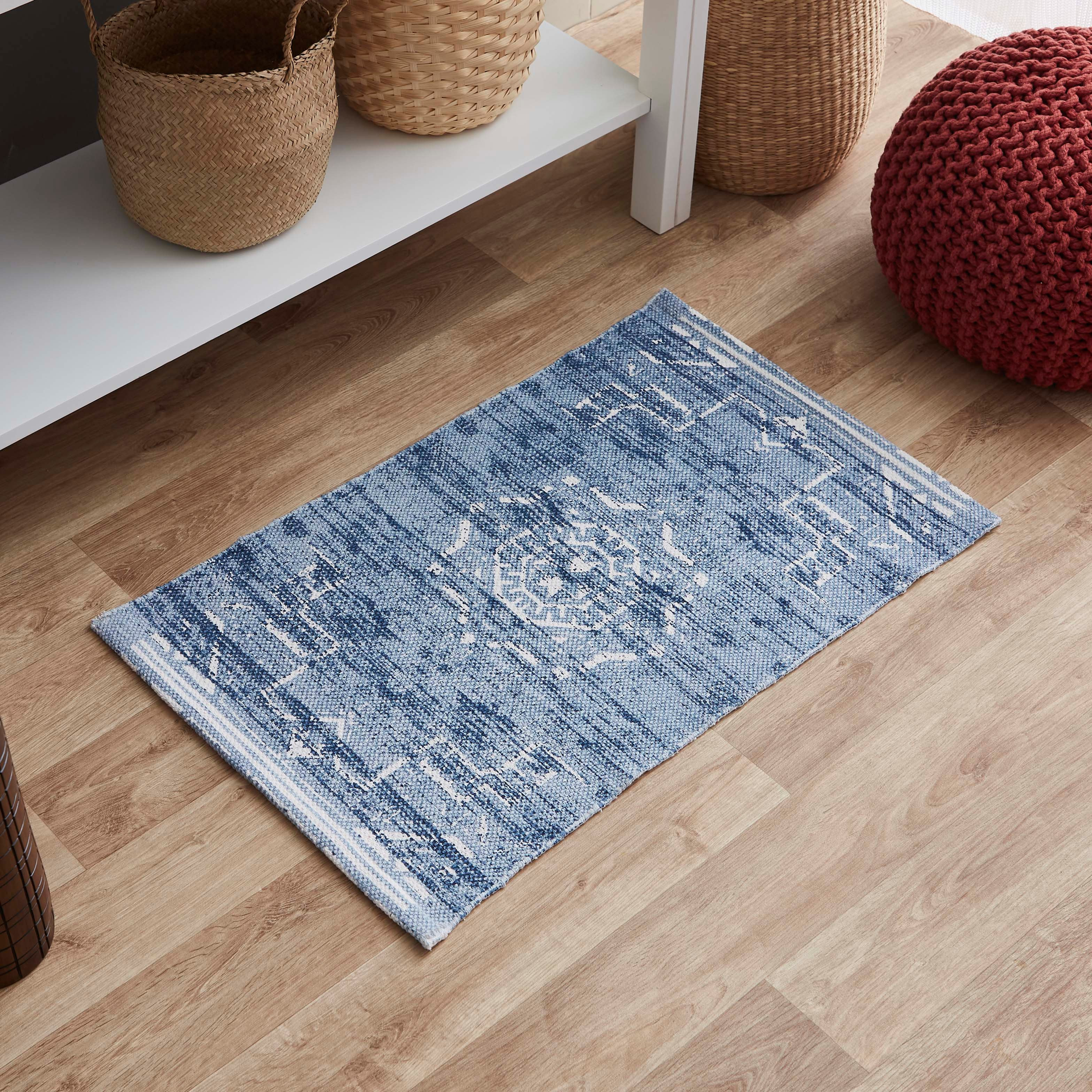 سجادة دوري قطن بطبعات ميلودي من نوماديك - 50x80 سم-hbxdecorandfurnishings-floorcoverings-rugs-image-1