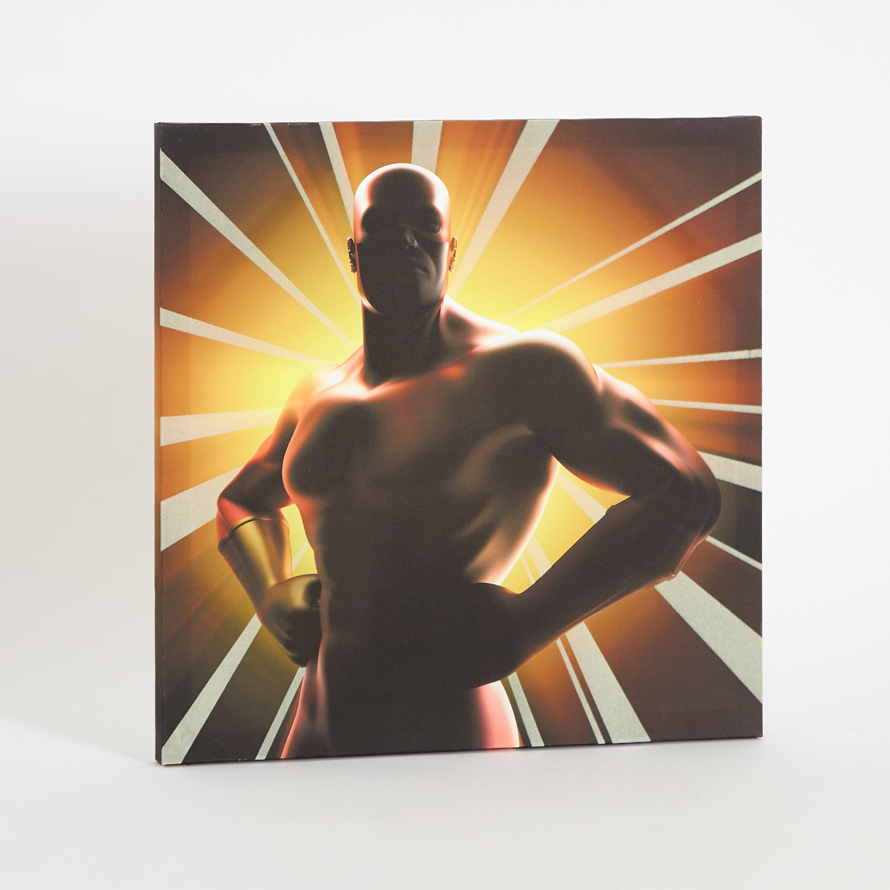 لوحة كانفاس أيرون مان تتوهج في الظلام من راديوم - 40x40x1.8 سم-hbxhomeware-hbxkidsandyouth-image-6