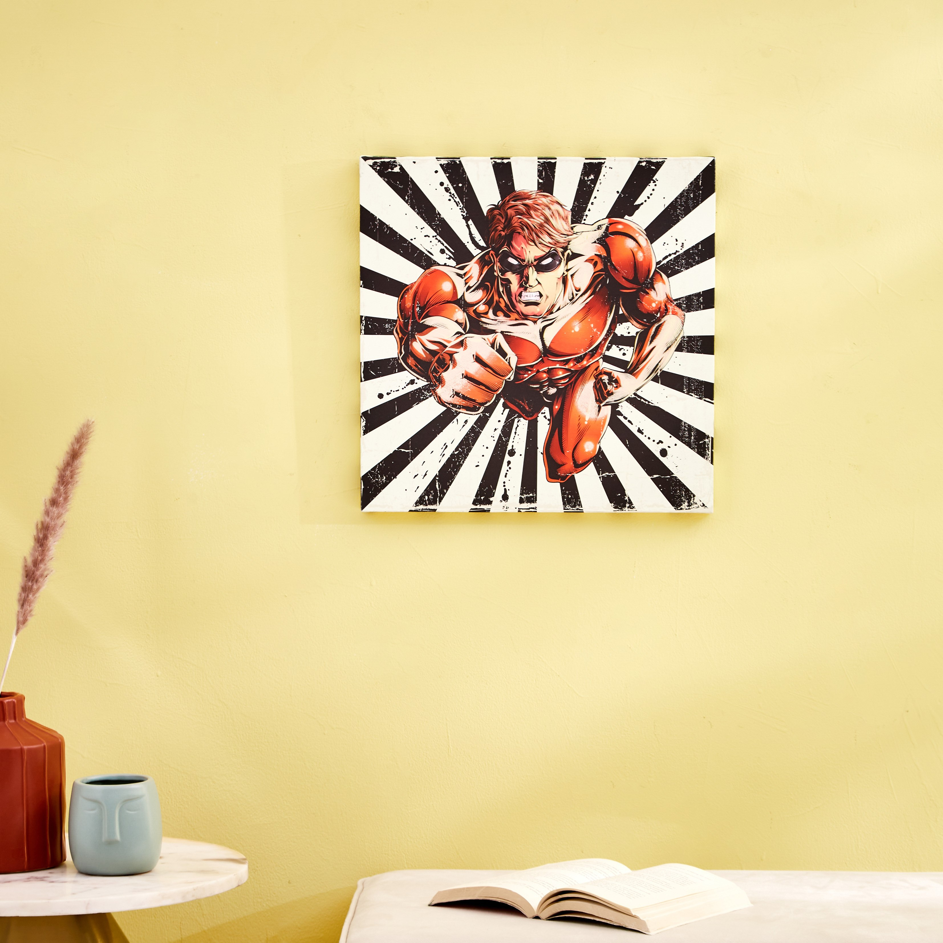 لوحة كانفاس فاست سيتي تتوهج في الظلام من راديوم - 40x40x1.8 سم-hbxhomeware-hbxkidsandyouth-image-1