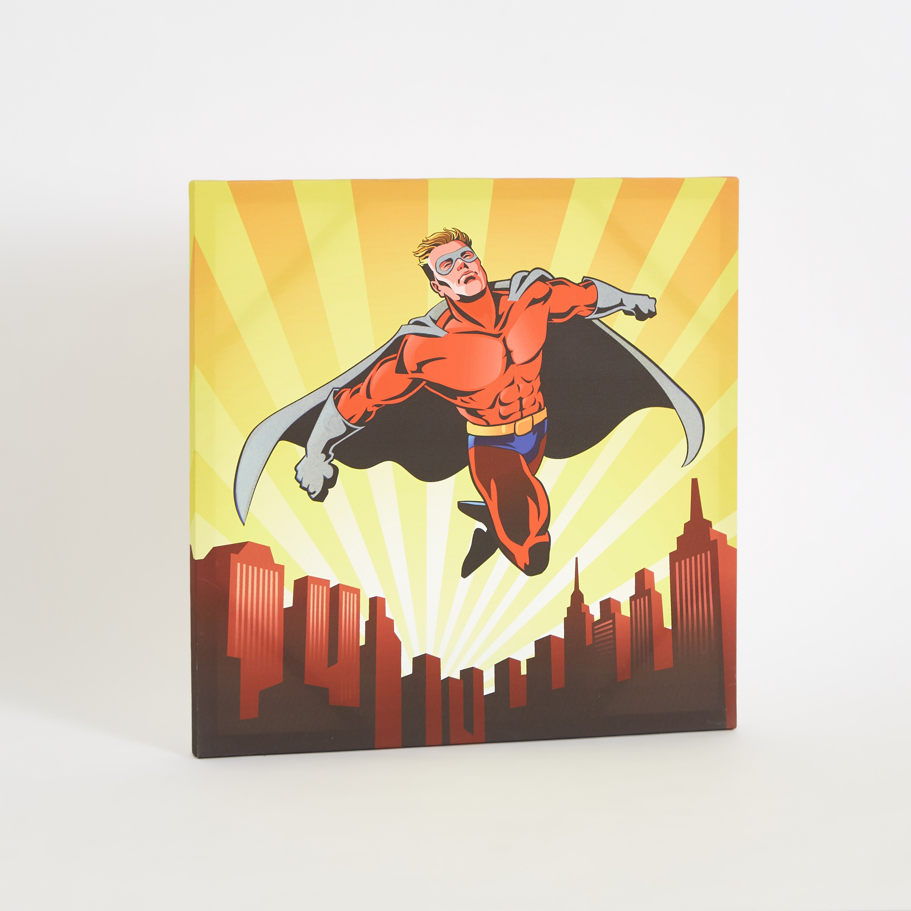 Radium 'Glow in the Dark' Batman Canvas - 50x50x1.8 cm-hbxhomeware-hbxkidsandyouth-image-6