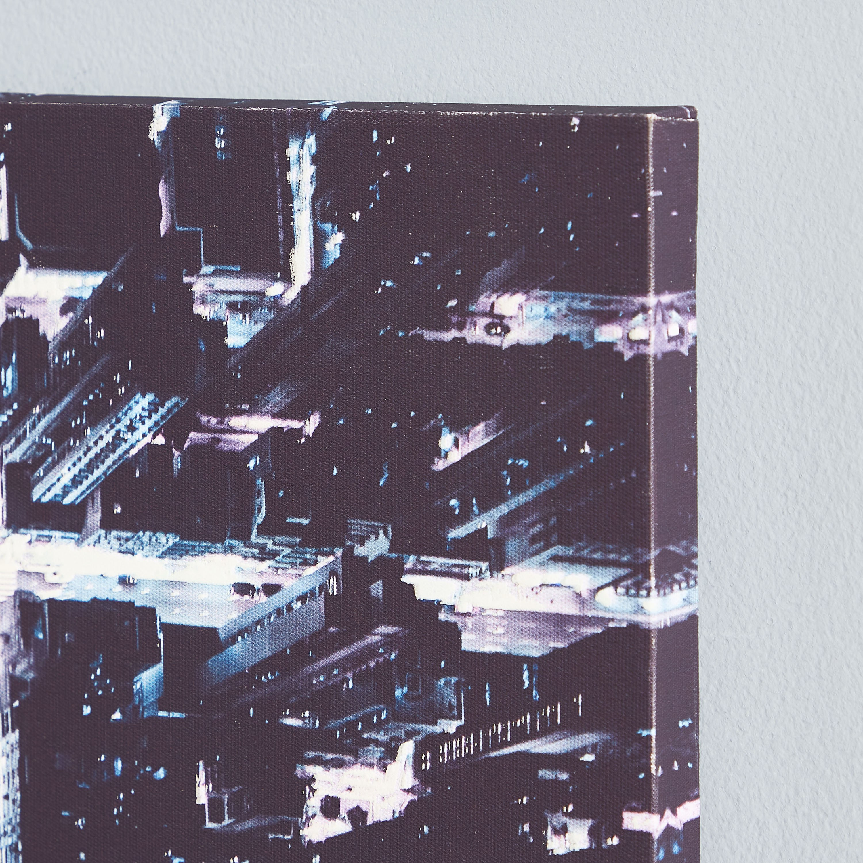 لوحة حائط كانفاس مؤطرة من راديوم - 50x70x1.8 سم-hbxhomeware-hbxkidsandyouth-image-4