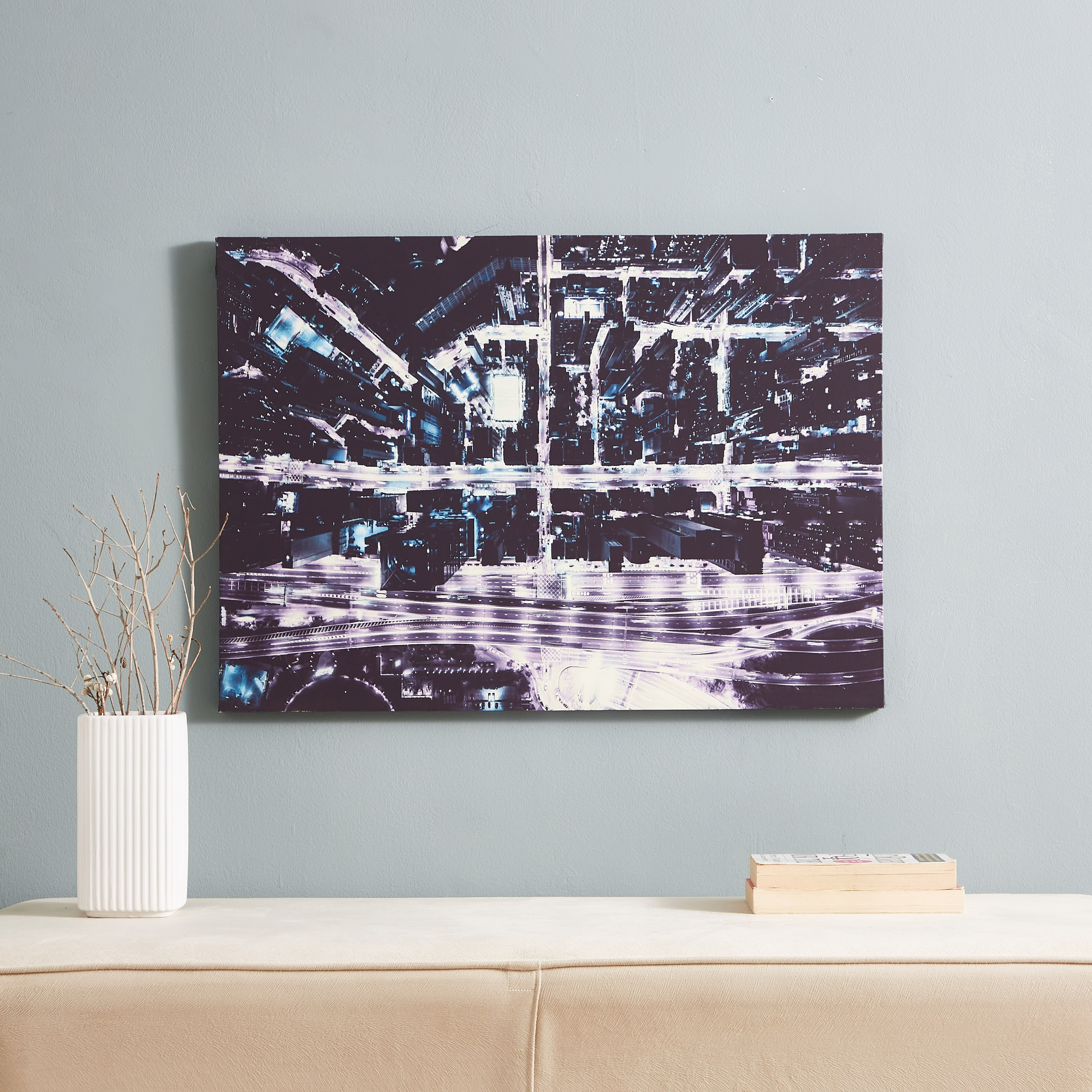 لوحة حائط كانفاس مؤطرة من راديوم - 50x70x1.8 سم-hbxhomeware-hbxkidsandyouth-image-6