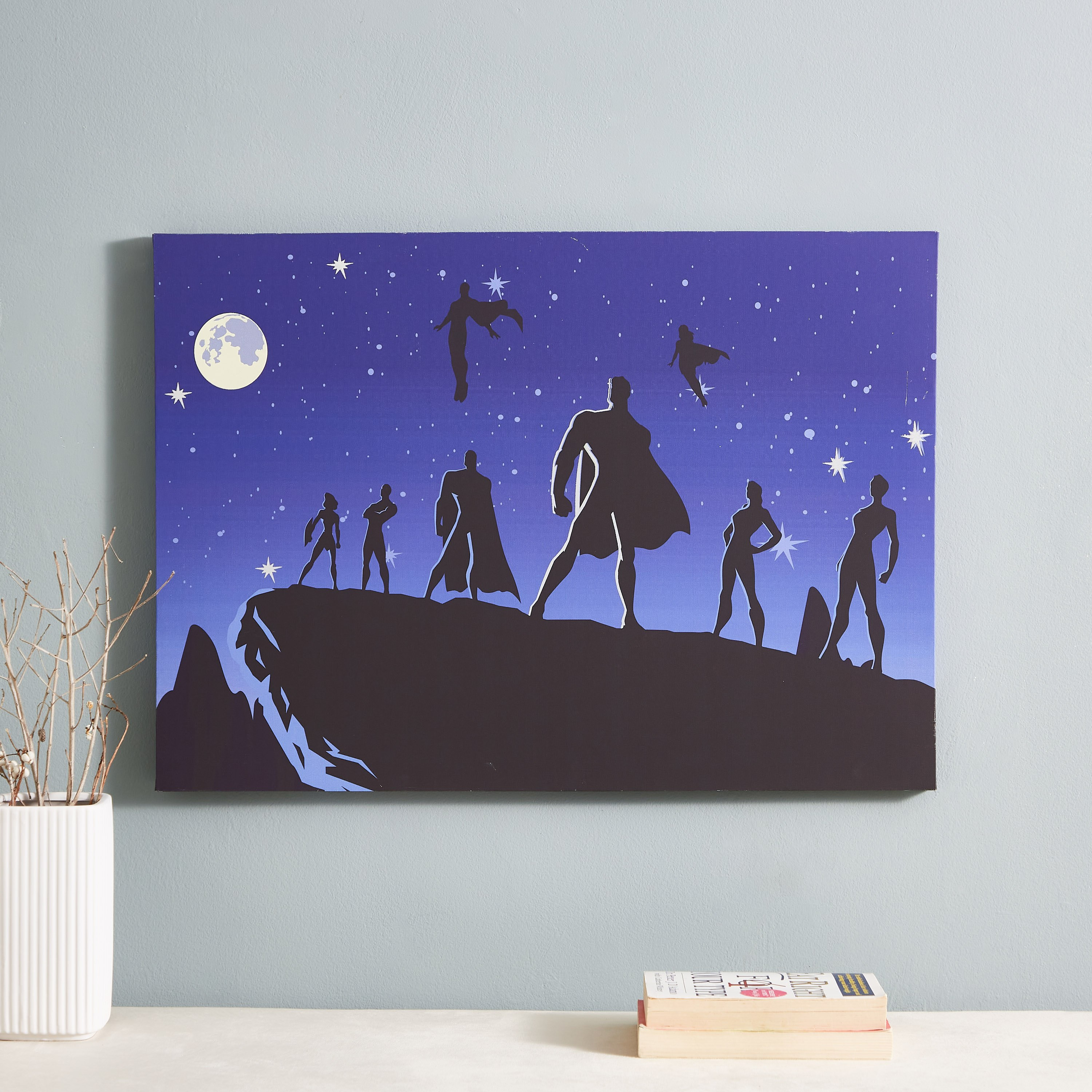 لوحة حائط كانفاس مؤطرة من راديوم - 50x70x1.8 سم-hbxhomeware-hbxkidsandyouth-image-1