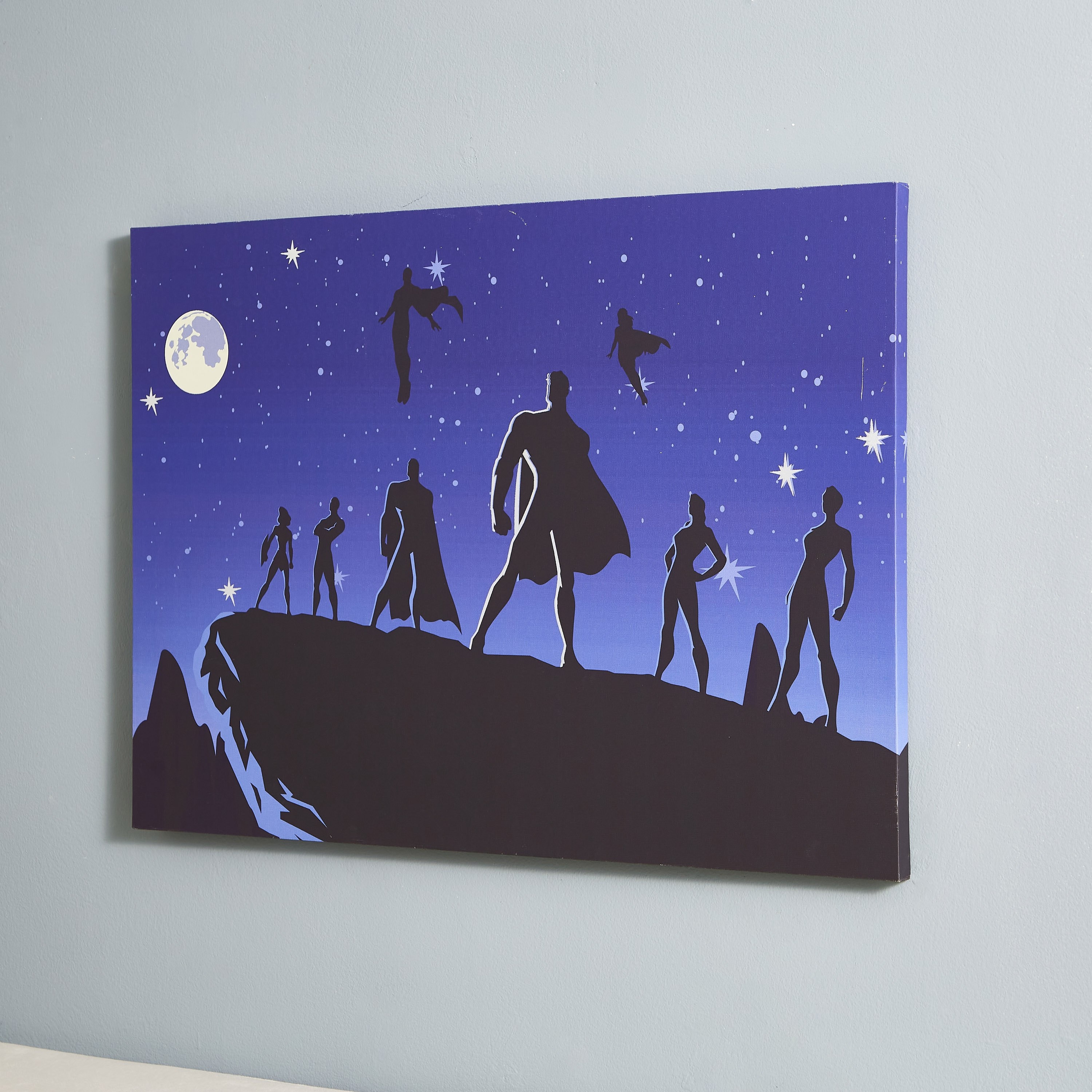 لوحة حائط كانفاس مؤطرة من راديوم - 50x70x1.8 سم-hbxhomeware-hbxkidsandyouth-image-3
