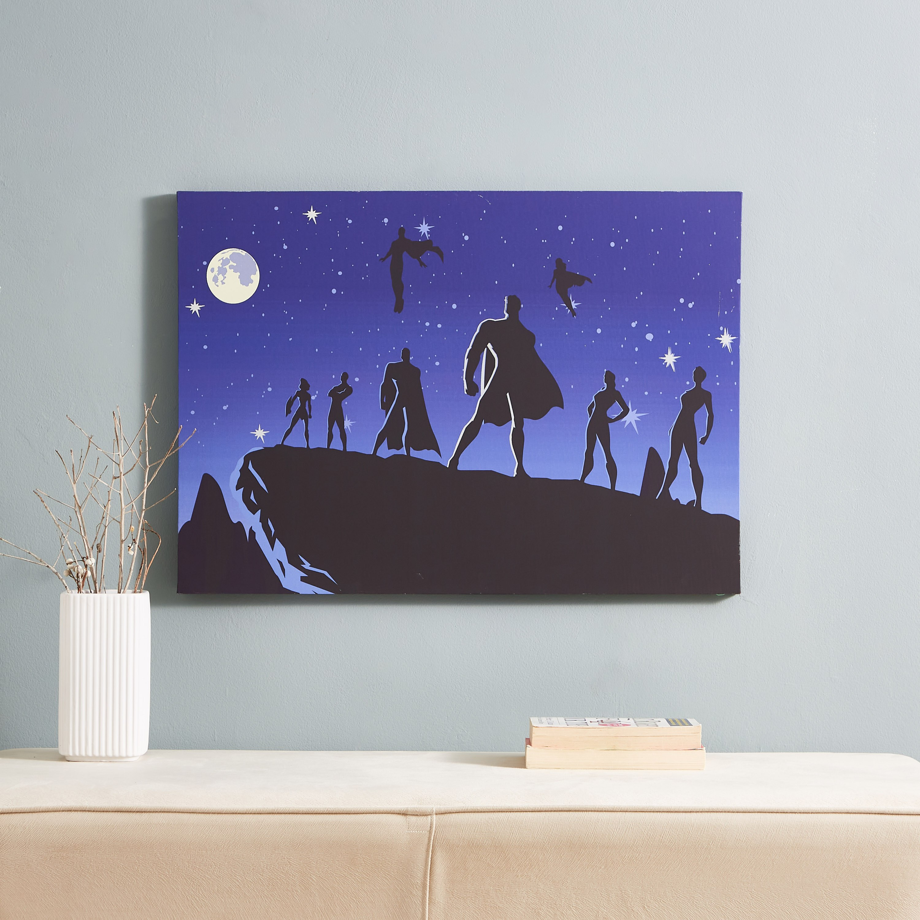لوحة حائط كانفاس مؤطرة من راديوم - 50x70x1.8 سم-hbxhomeware-hbxkidsandyouth-image-6