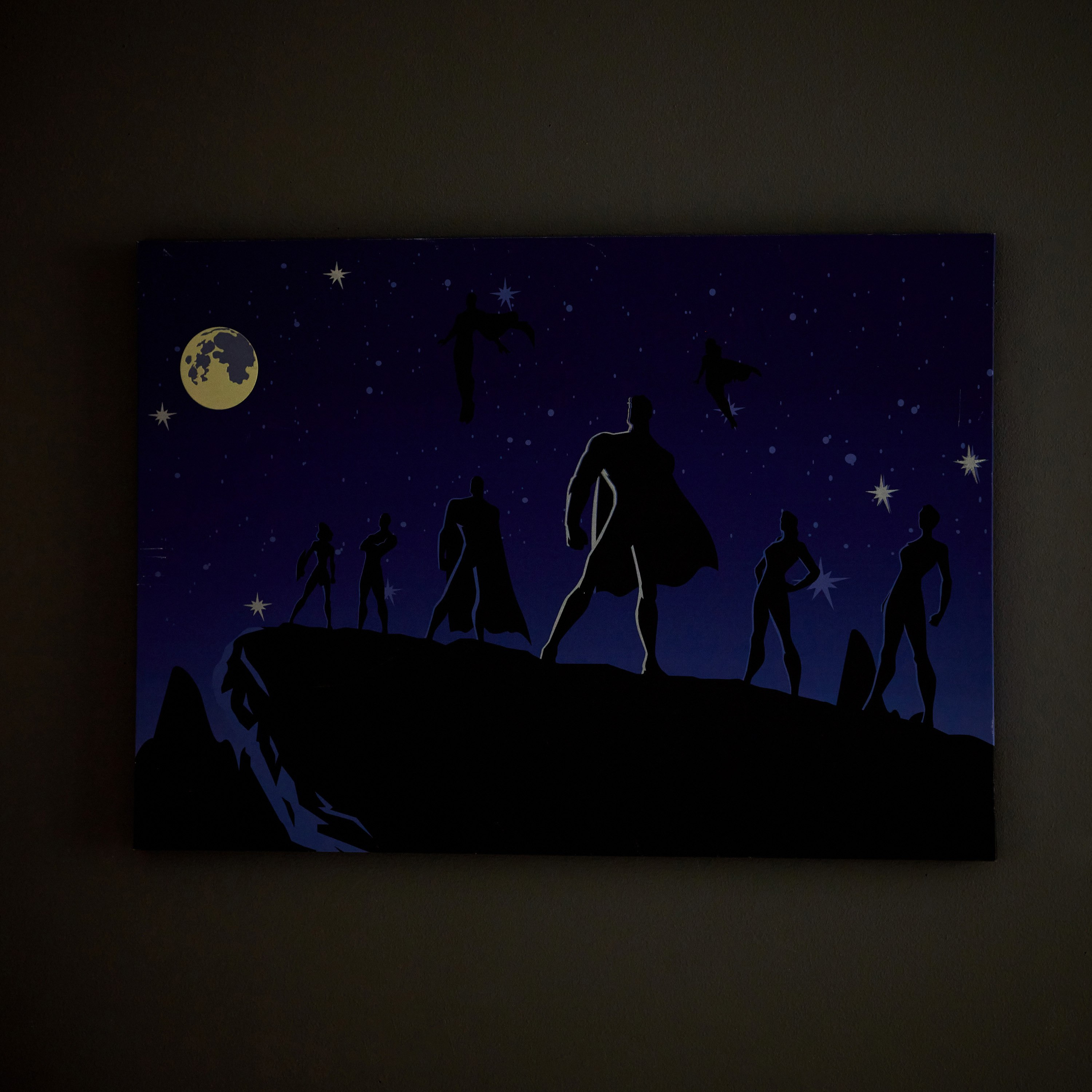 لوحة حائط كانفاس مؤطرة من راديوم - 50x70x1.8 سم-hbxhomeware-hbxkidsandyouth-image-2
