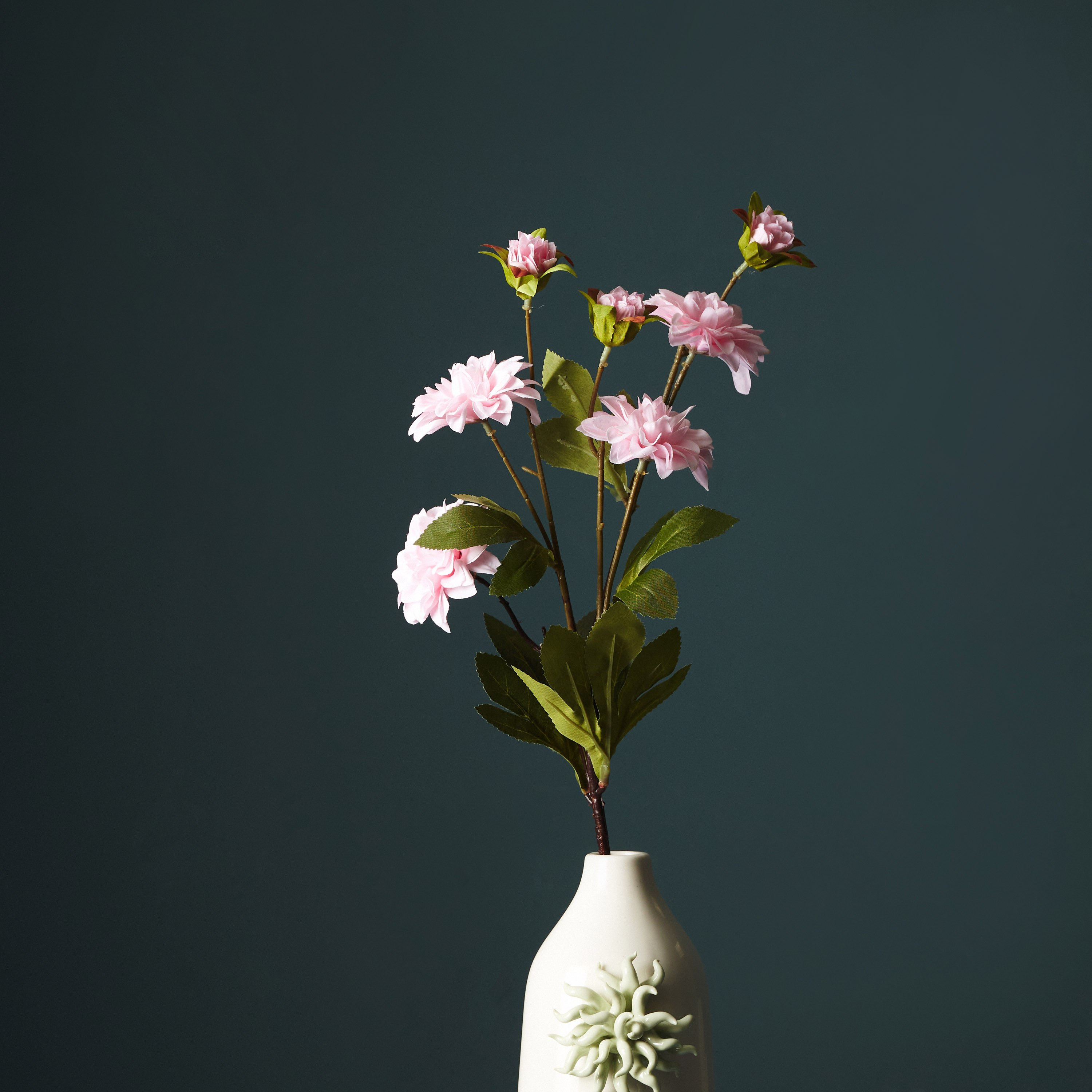 Aria 7-Heads Dahlia Flowers Stem - 70 cm-hbxdecorandfurnishings-homeaccessories-artificialflowersandplants-image-1