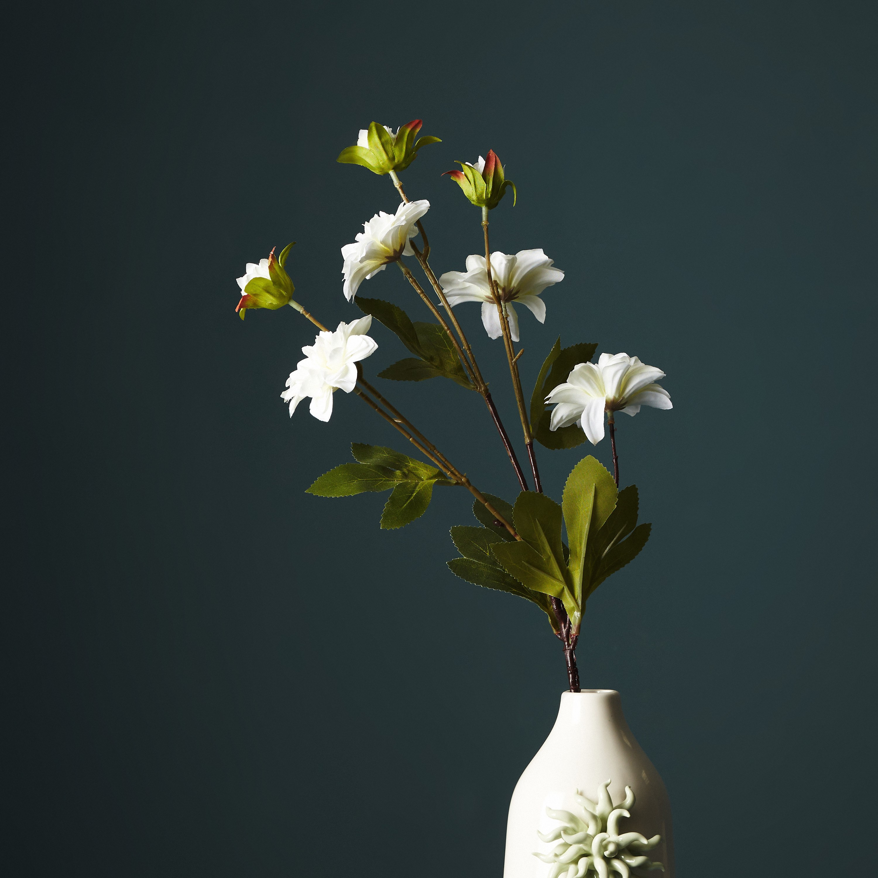 جذع زهرة الأضاليا 7 رؤوس من آريا - 70 سم-hbxdecorandfurnishings-homeaccessories-artificialflowersandplants-image-1