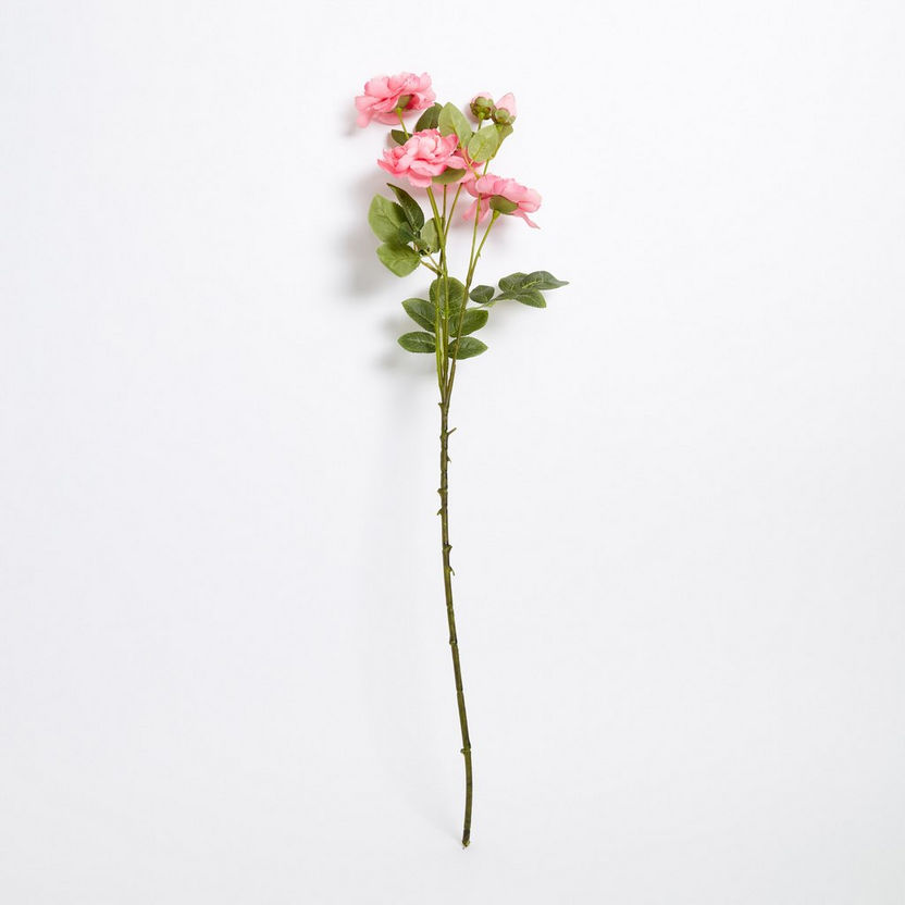 Aria 6-Heads Camellia Flowers Stem - 80 cm-Artificial Flowers and Plants-image-4