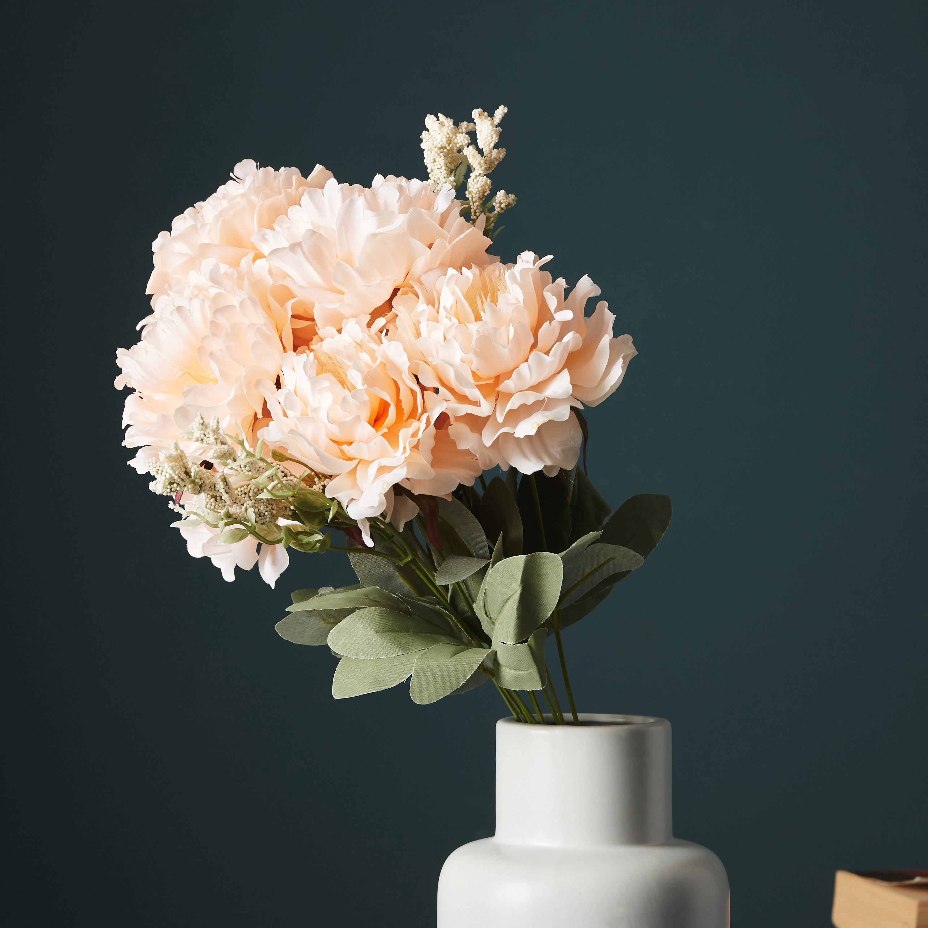 جذع زهرة الفاوانيا 6 رؤوس من آريا - 46 سم-hbxdecorandfurnishings-homeaccessories-artificialflowersandplants-image-1