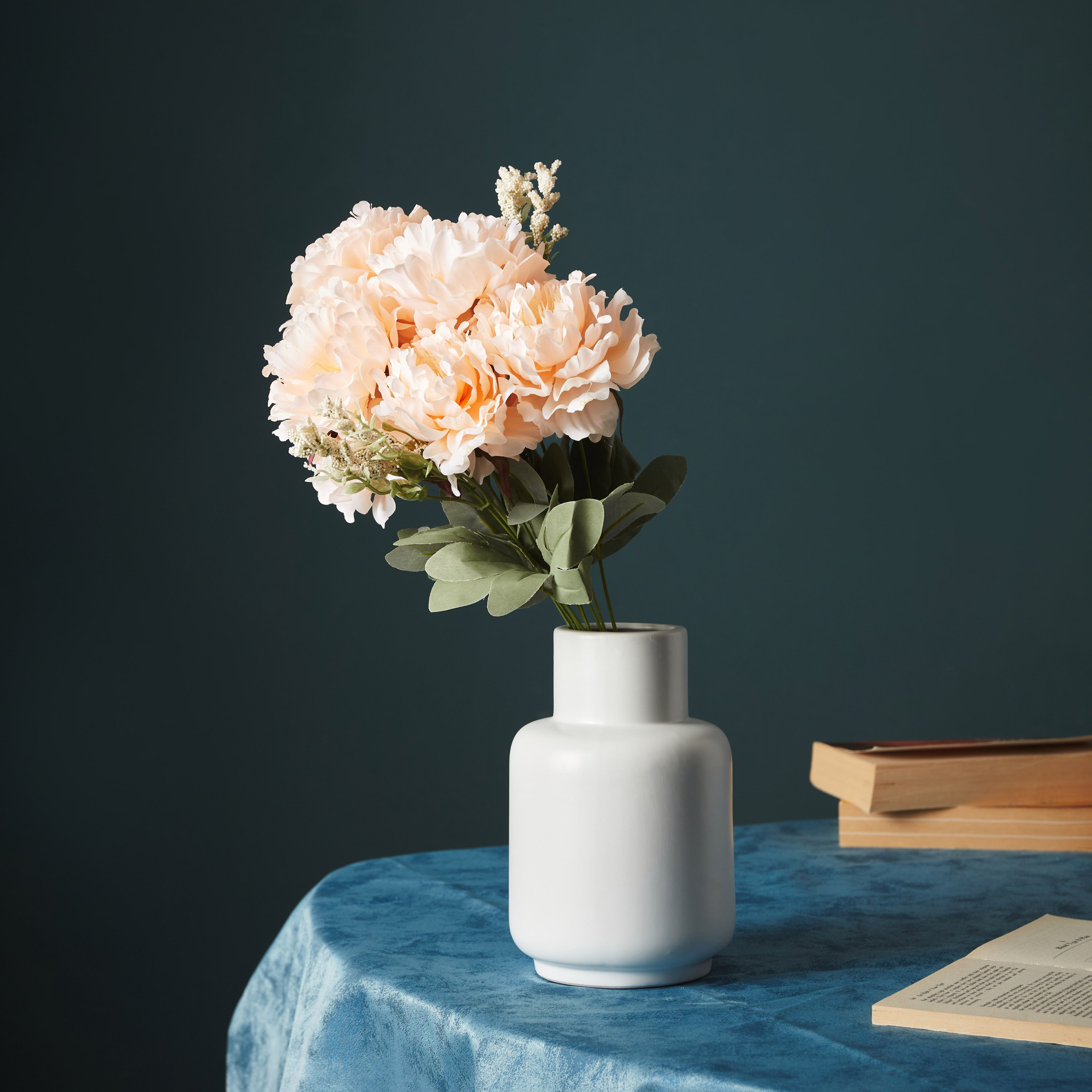 جذع زهرة الفاوانيا 6 رؤوس من آريا - 46 سم-hbxdecorandfurnishings-homeaccessories-artificialflowersandplants-image-4