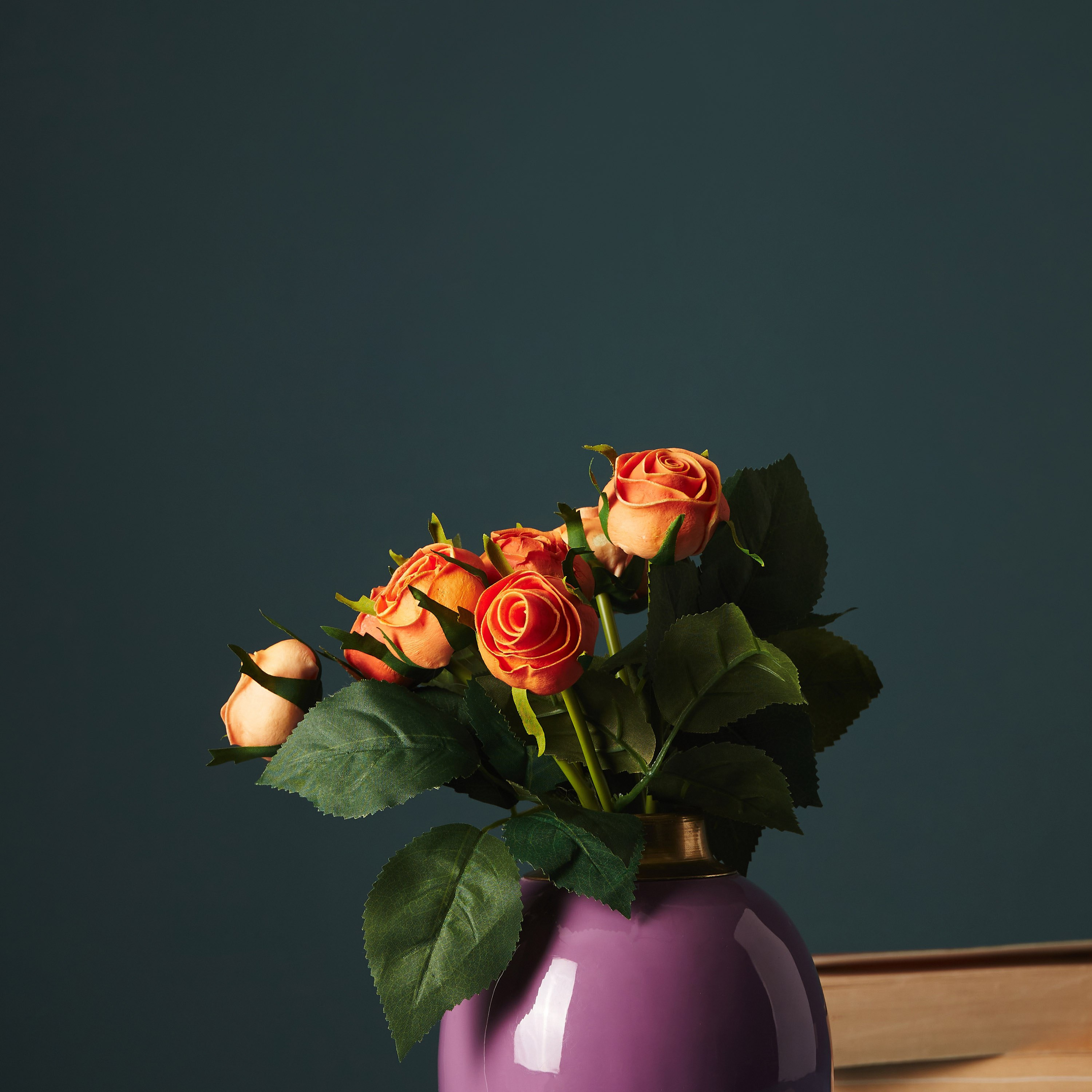 تشكيلة ورود 7 رؤوس من آريا - 27 سم-hbxdecorandfurnishings-homeaccessories-artificialflowersandplants-image-1