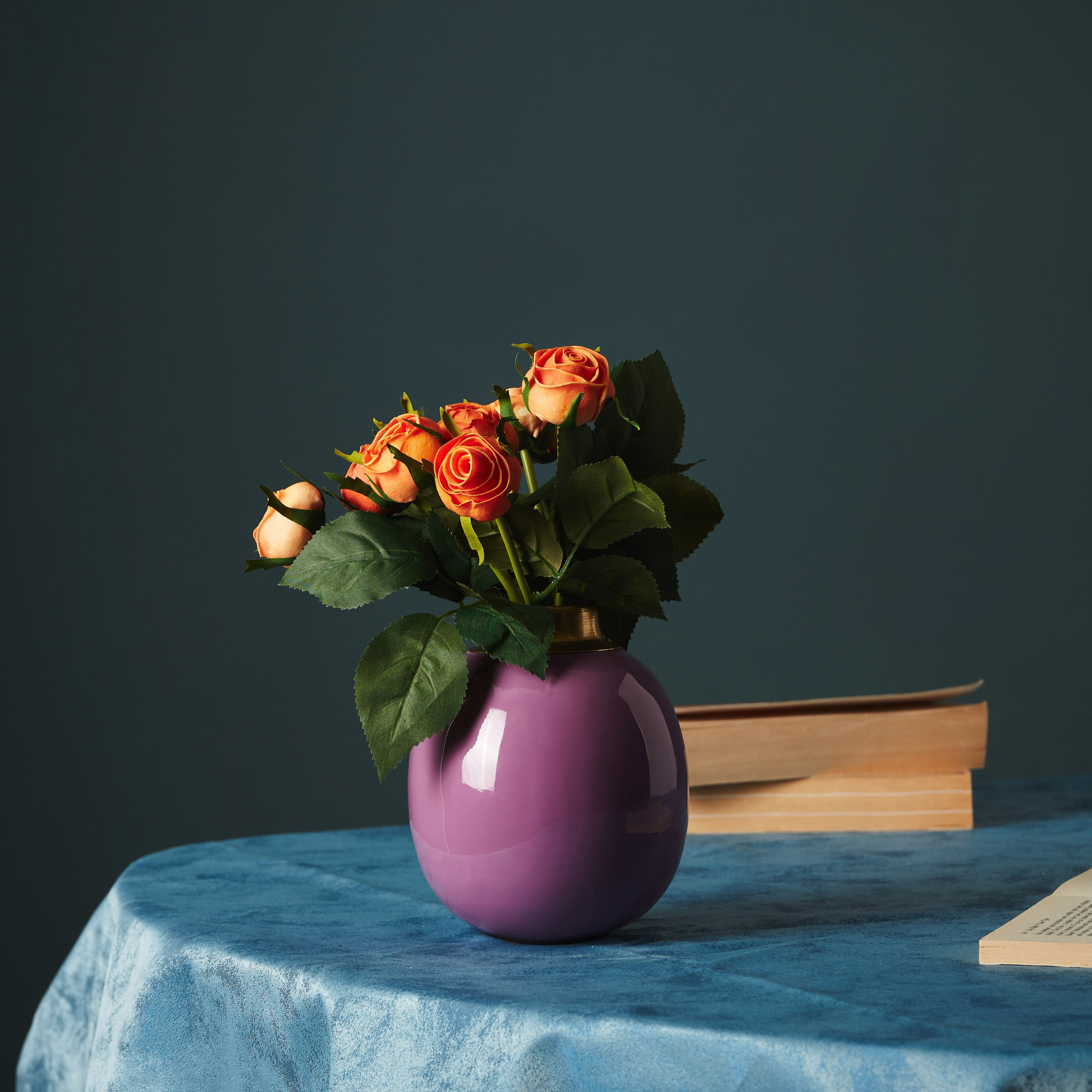 تشكيلة ورود 7 رؤوس من آريا - 27 سم-hbxdecorandfurnishings-homeaccessories-artificialflowersandplants-image-4