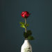 Aria Rose Flower Stem - 51 cm-Artificial Flowers and Plants-thumbnailMobile-0