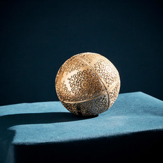 Sicily Polyresin Decorative Ball - 8x8x8 cms