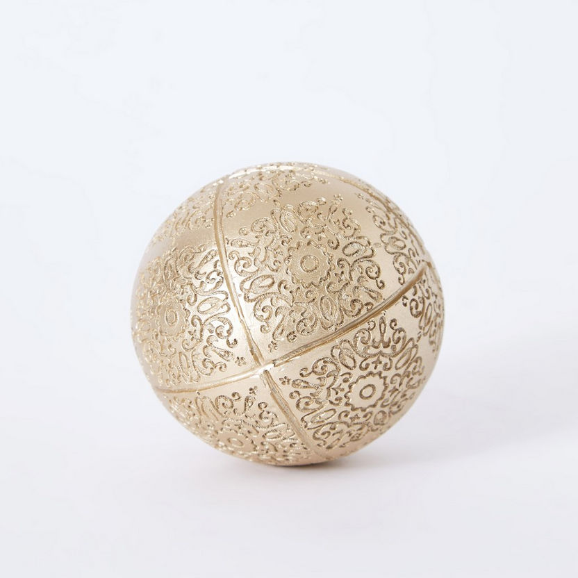 Sicily Polyresin Decorative Ball - 8x8x8 cm-Figurines and Ornaments-image-4