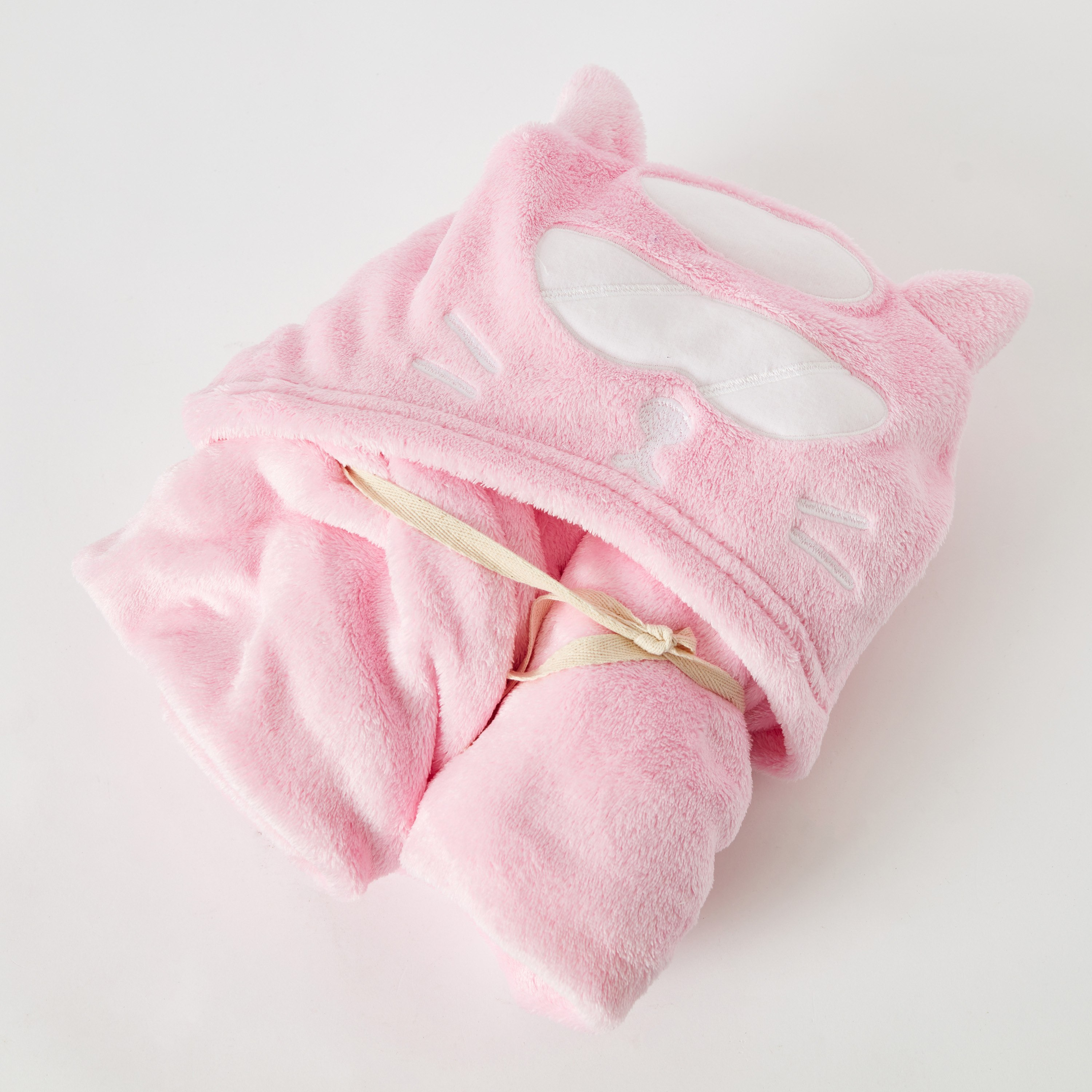 بطانية فلانيل بقبعة بتصميم قطة من فينيكس- 76x152 سم-hbxhomeware-hbxkidsandyouth-image-6