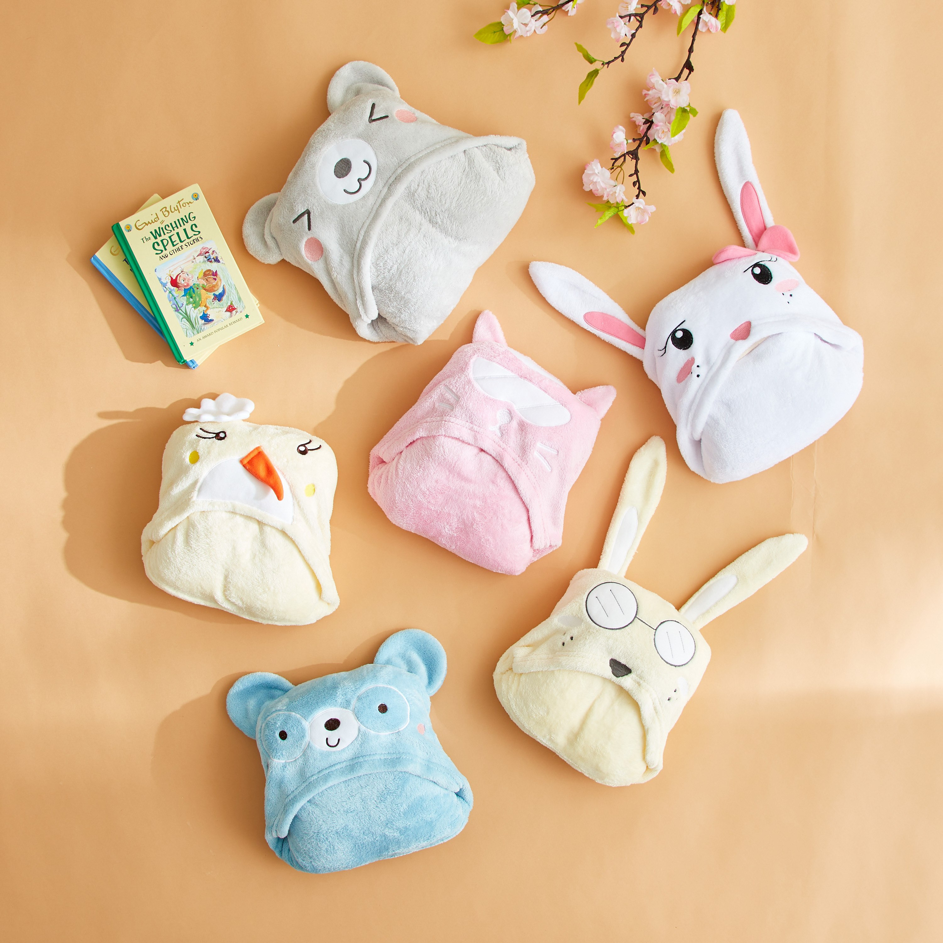 بطانية فلانيل بقبعة بتصميم نظارات من فينيكس - 76x152 سم-hbxhomeware-hbxkidsandyouth-image-5