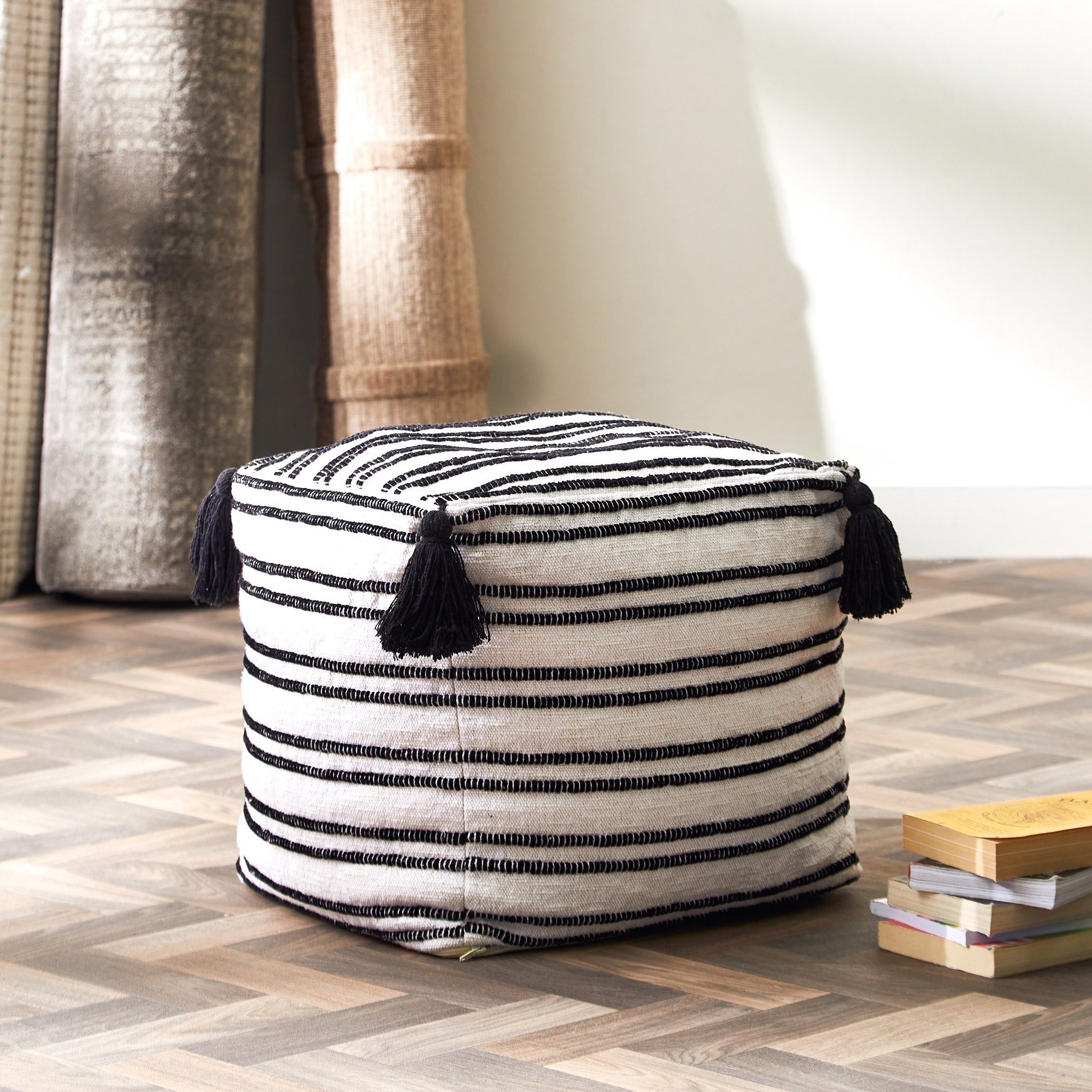 مقعد بوف مونو - 40x40 سم-hbxlivingroom-sofasandarmchairs-ottomansandfootstools-image-1