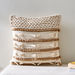 Natura Harper Handmade Cotton Jute Filled Cushion - 45x45 cm-Filled Cushions-thumbnailMobile-0