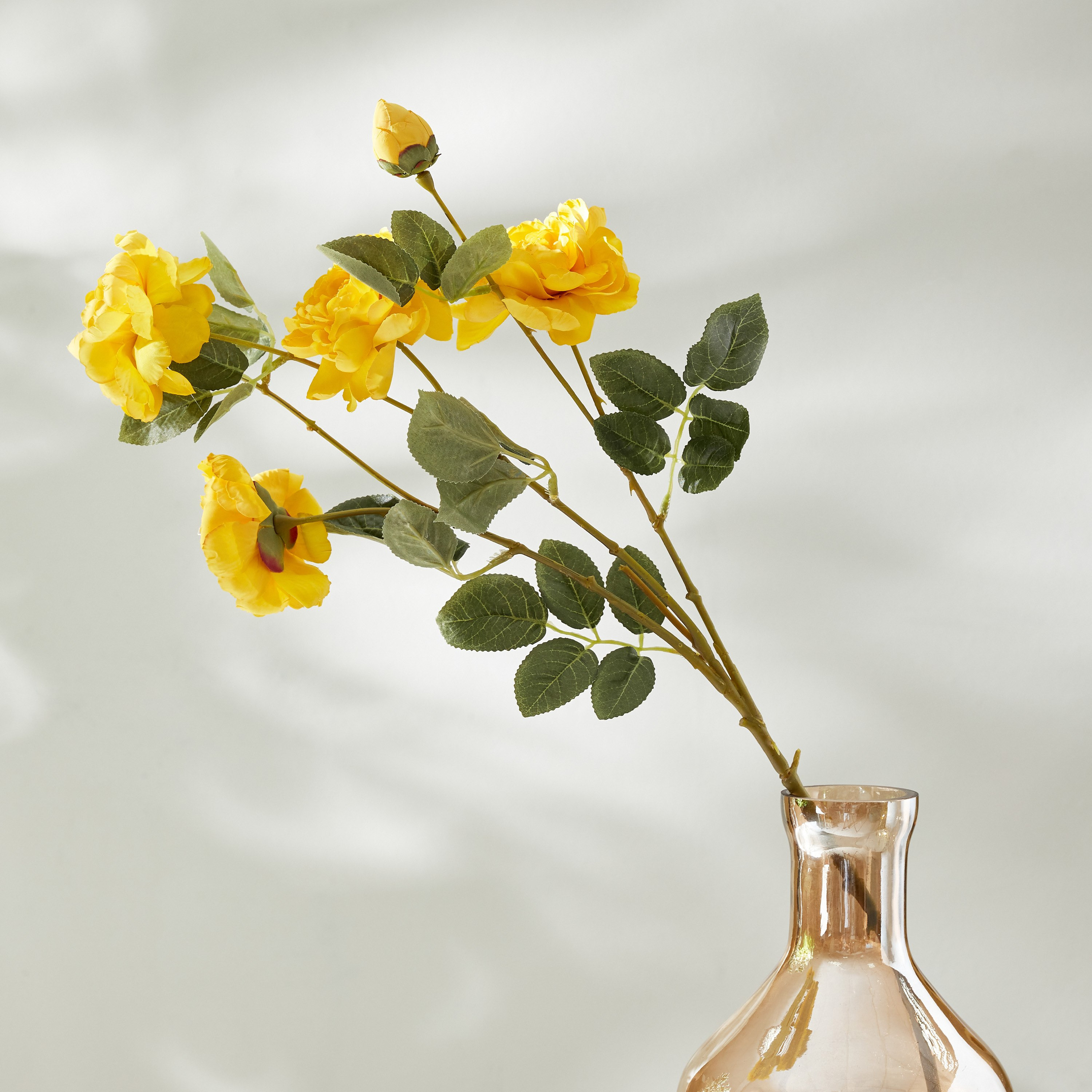 Aria 6-Heads Camellia Flowers Stem - 80 cm-hbxdecorandfurnishings-homeaccessories-artificialflowersandplants-image-1