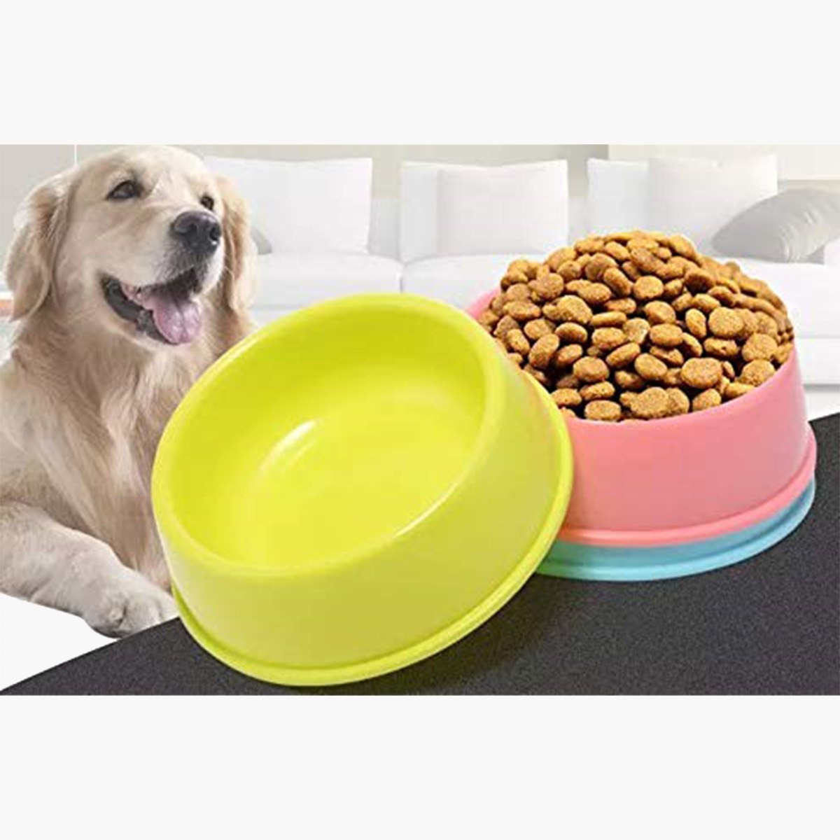 وعاء طعام وماء للحيوانات الأليفة من بلايفول - 27x8 سم-hbxdecorandfurnishings-petaccessories-petsupplies-image-3
