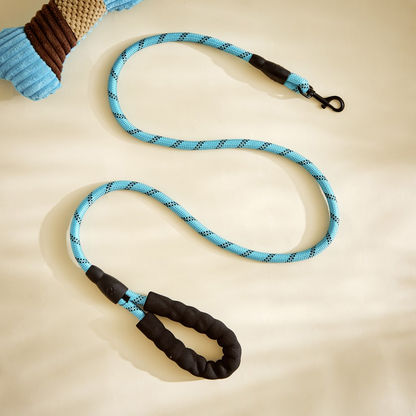 Playful Strong Leash Rope with Heavy Duty Reflection and Comfort Padded Handle - 120x1.5 cm