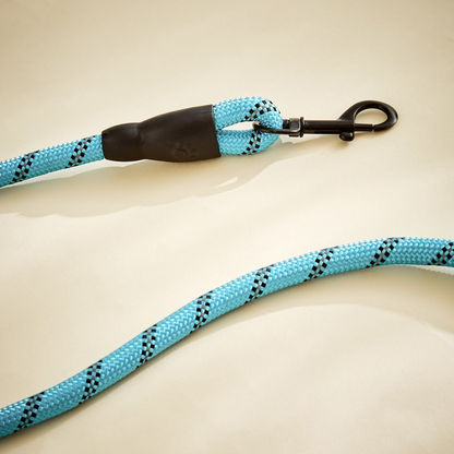 Playful Strong Leash Rope with Heavy Duty Reflection and Comfort Padded Handle - 120x1.5 cm