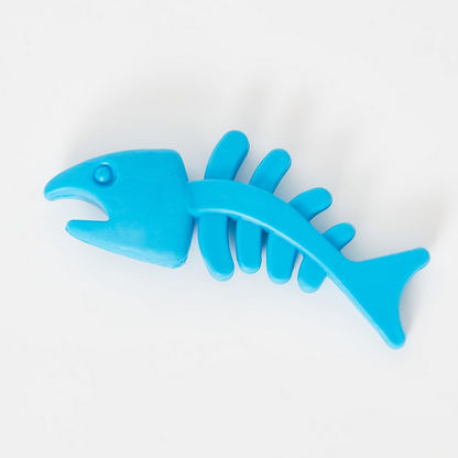 Playful Dog Chew Fish Bone Soft Toy - 12 cm