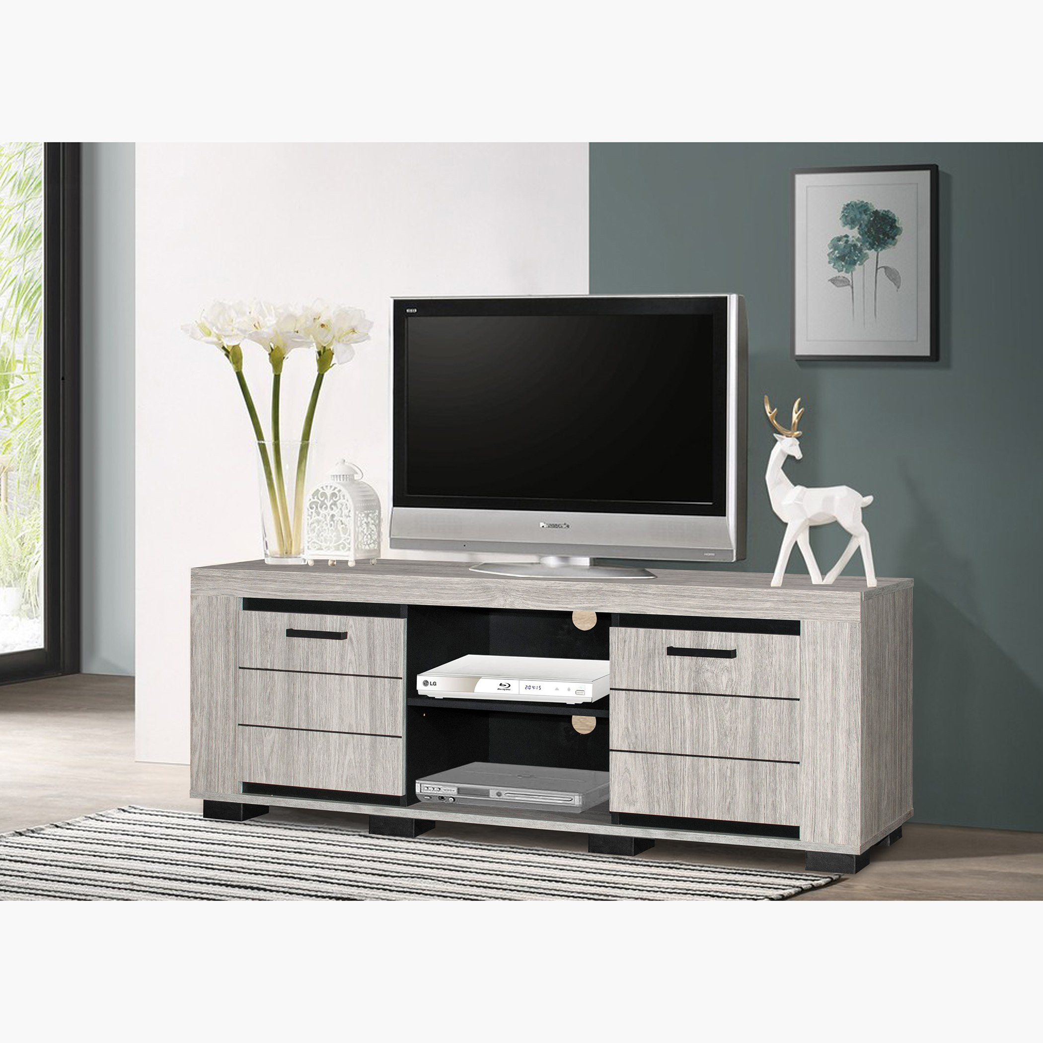 وحدة تلفاز للأجهزة حتى 50 بوصة من هاملين-hbxlivingroom-mediaunitsandstorage-tvunits-image-1