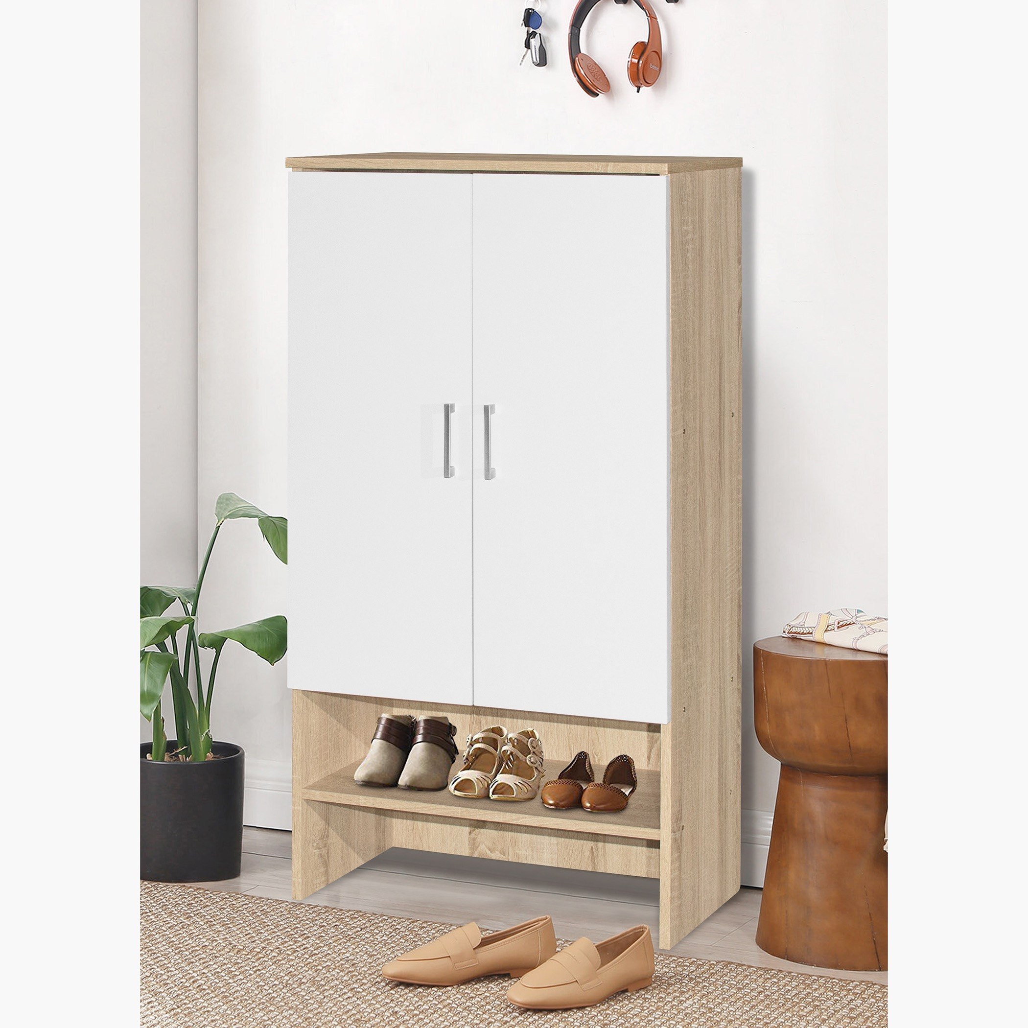 خزانة أحذية ببابين ورف لـ10 أزواج من كولبرت-hbxbedroom-shoecabinetsandracks-image-1
