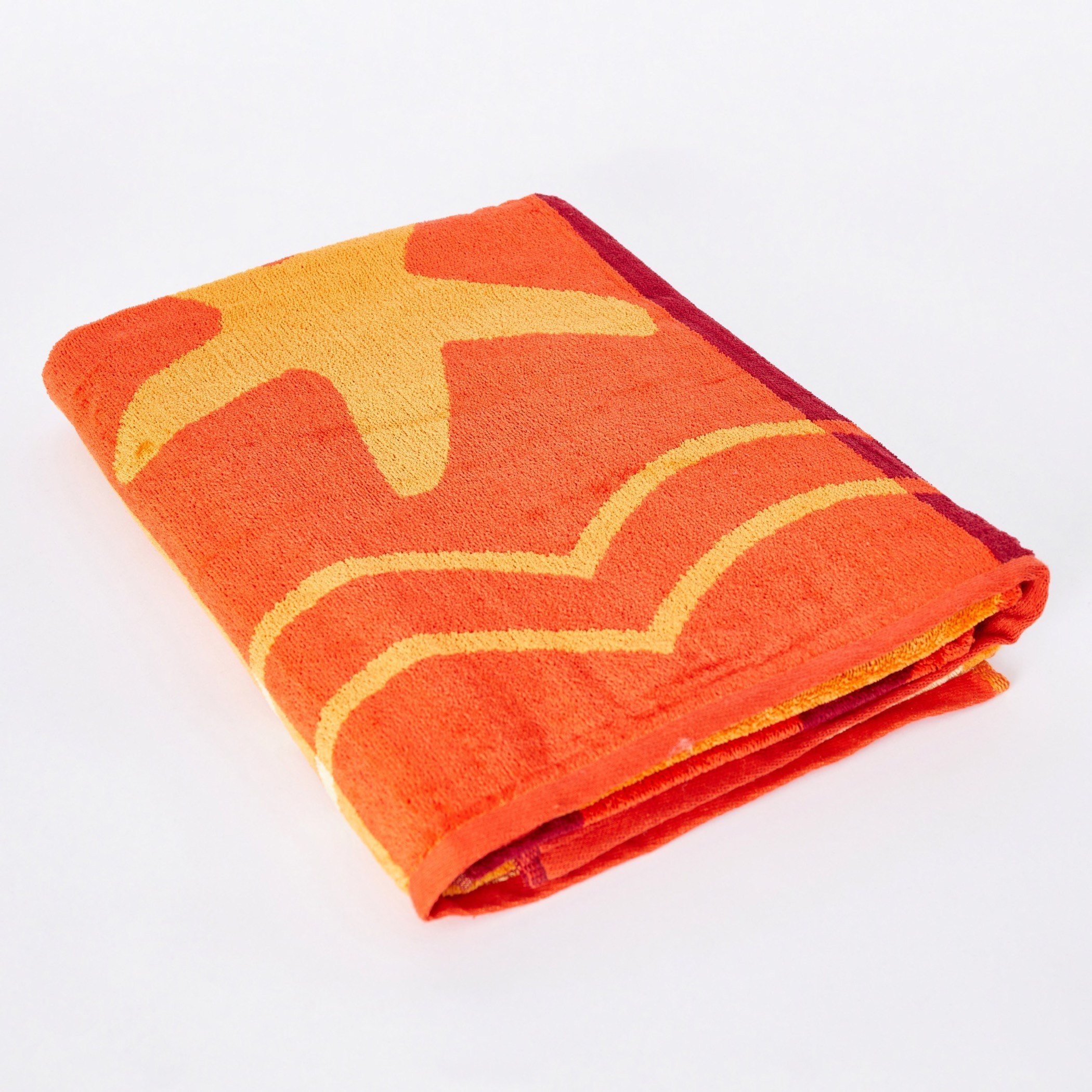 Vivid Cheer Cotton Beach Towel - 86x160 cm-hbxbathroom-bathroomtextiles-image-5