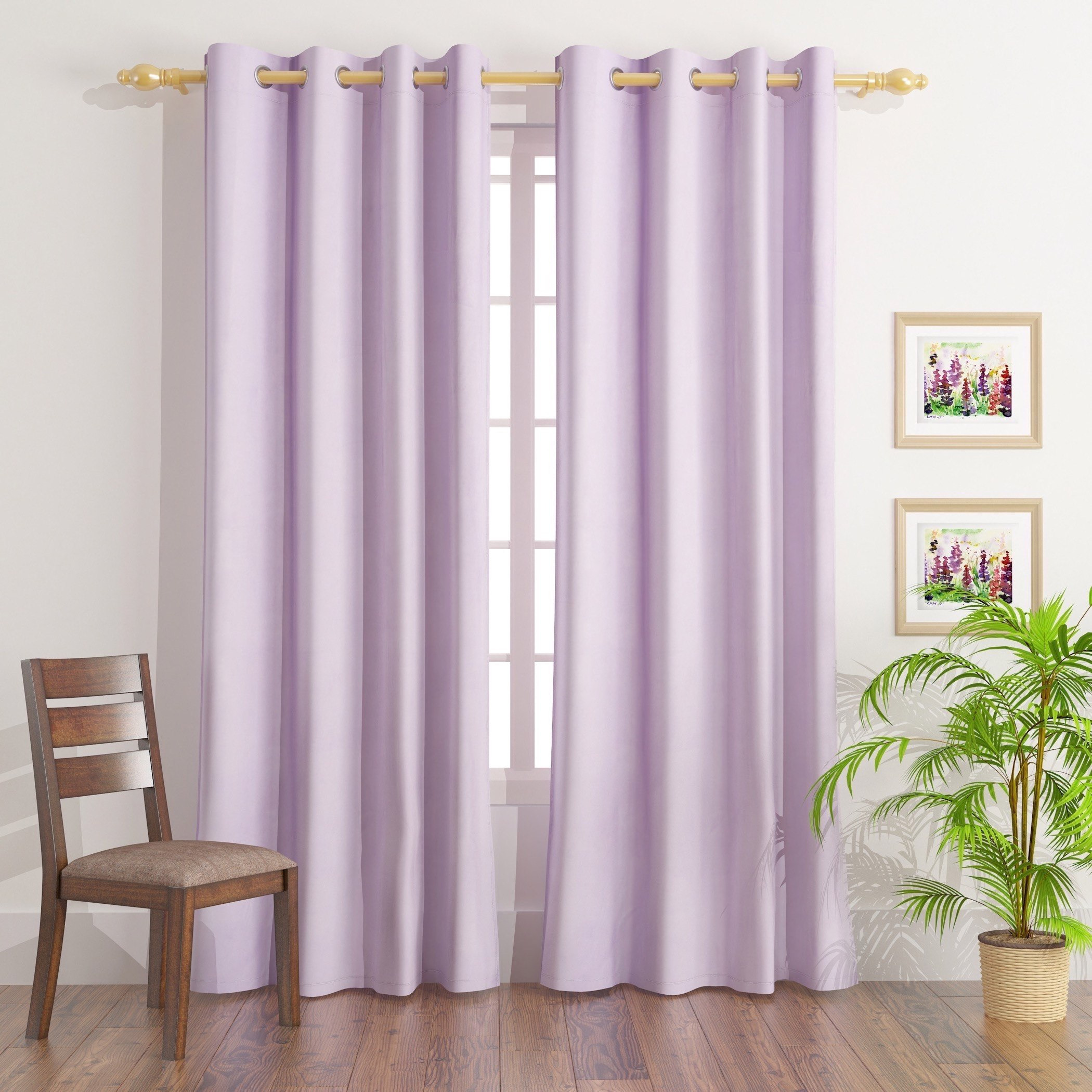 طقم ستائر مخملية قطعتين من دوف - 300x135 سم-hbxhomeware-hbxdecorandfurnishings-image-1