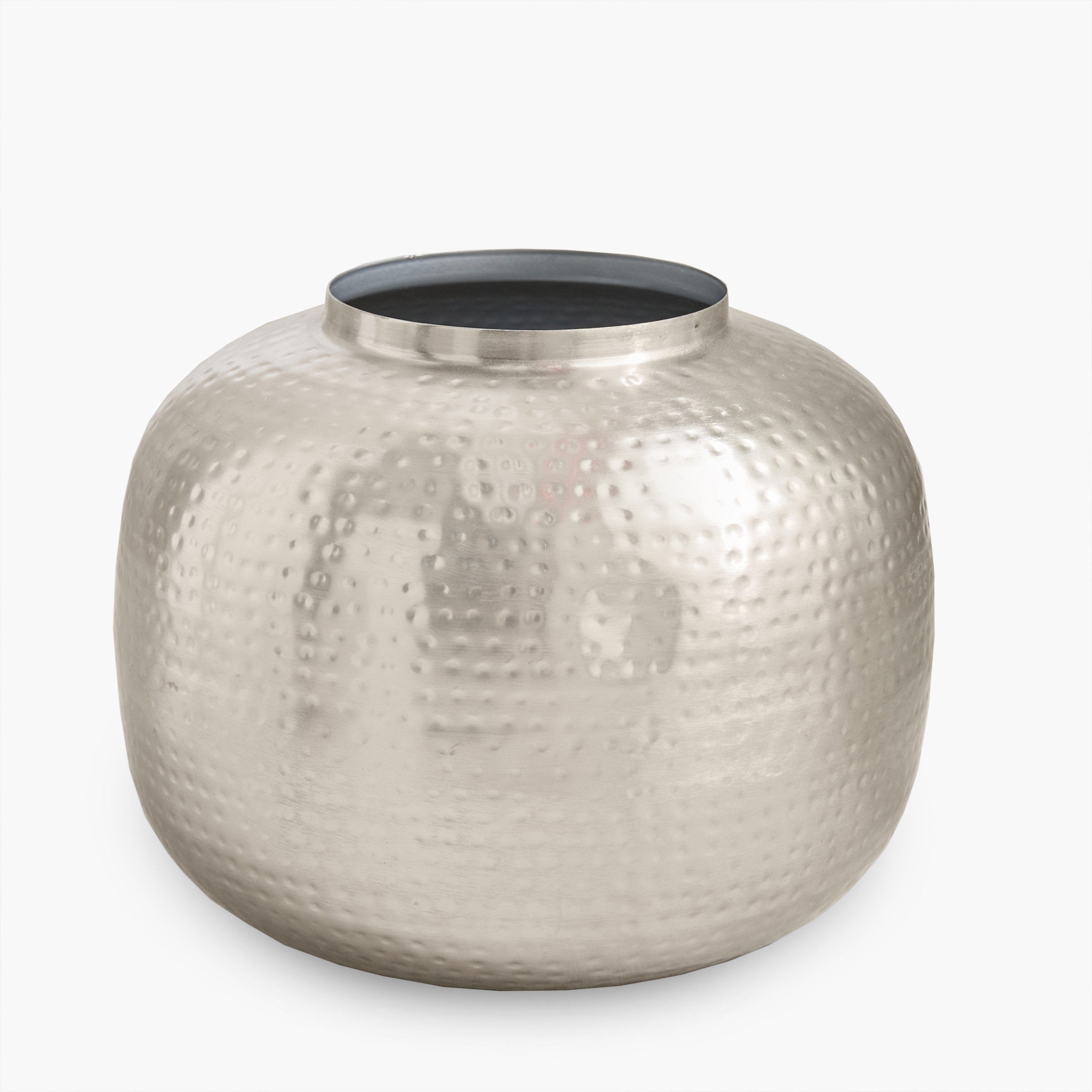 Avya Hammered Flower Vase - 26x26x21 cm-hbxbedroom-decorandaccessories-vases-image-5