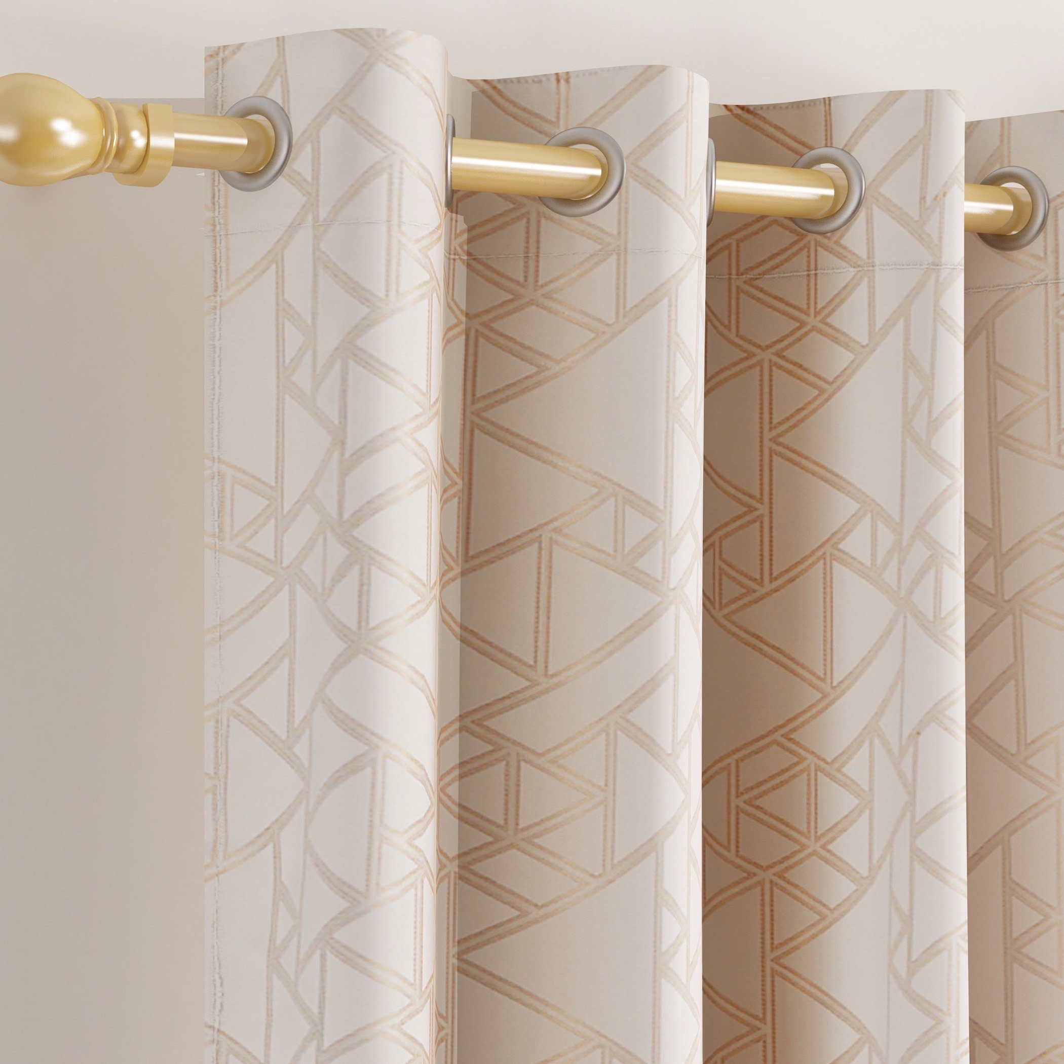 طقم ستائر جاكار قطعتان من جارجو - 135x240 سم-hbxhomeware-hbxdecorandfurnishings-image-2