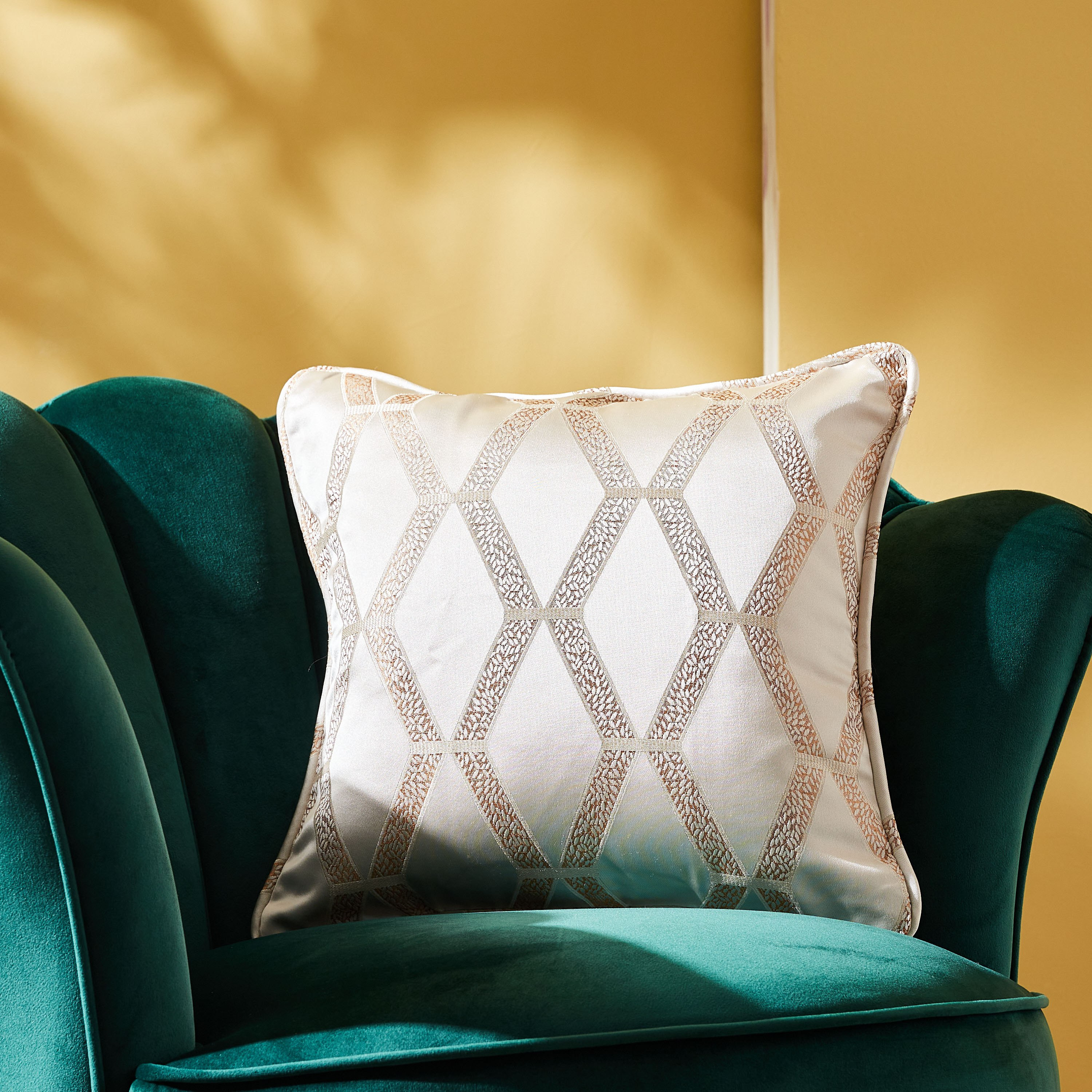 Ivana Jacquard Cushion Cover - 40x40 cm-hbxhomeware-cushionsandcovers-cushioncovers-image-1