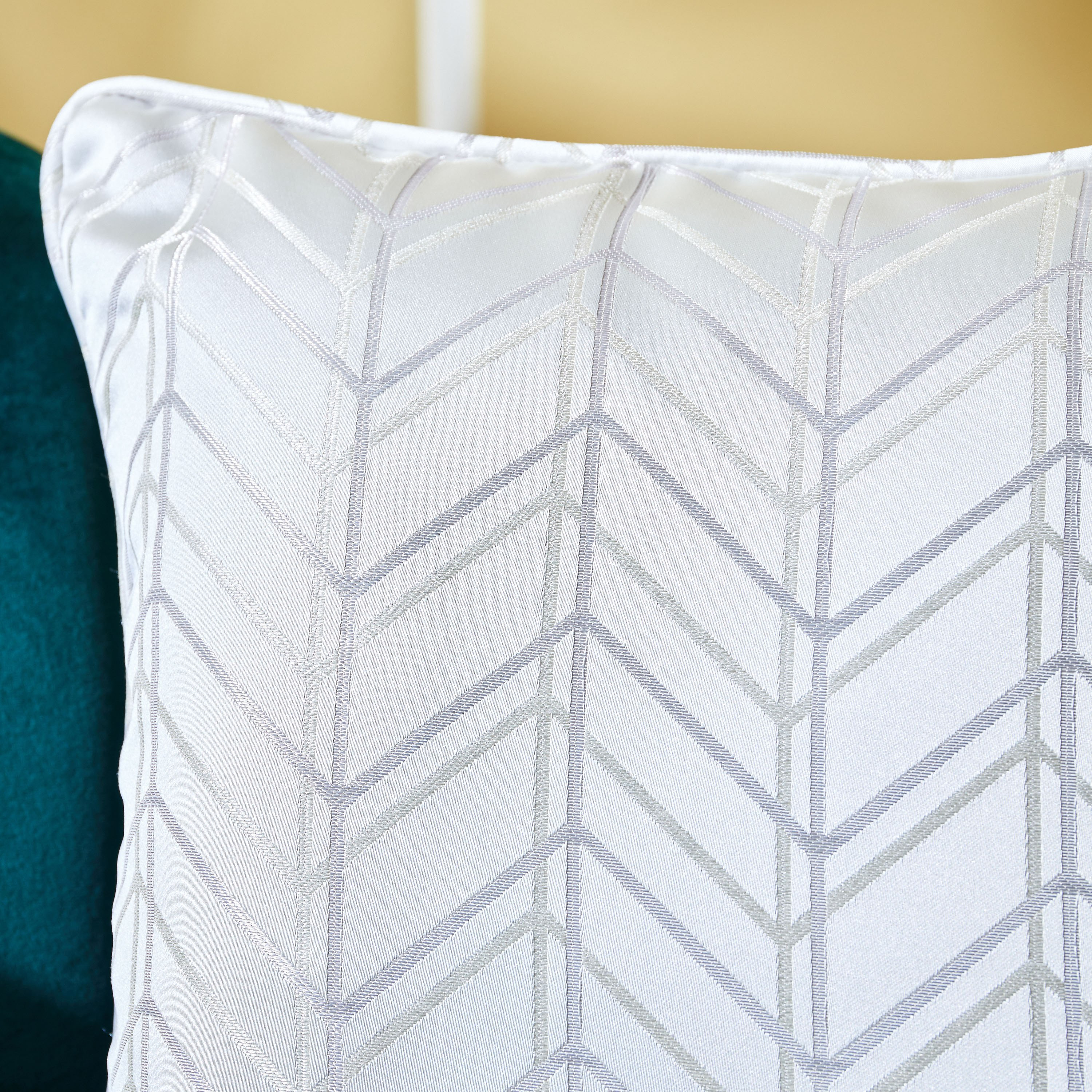 Adessa Chevron Jacquard Cushion Cover - 40x40 cm-hbxhomeware-cushionsandcovers-cushioncovers-image-2