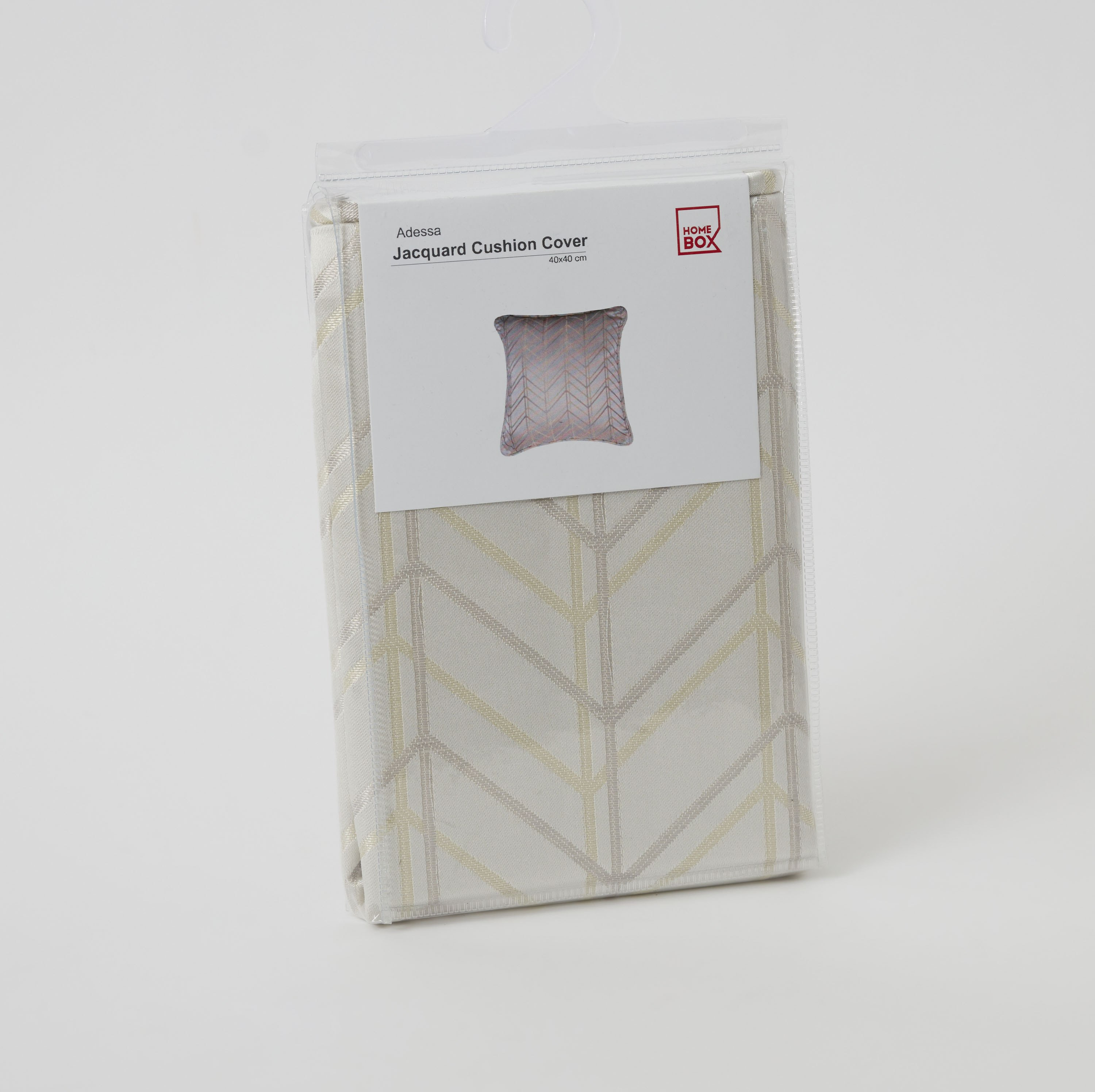 Adessa Chevron Jacquard Cushion Cover - 40x40 cm-hbxhomeware-cushionsandcovers-cushioncovers-image-5