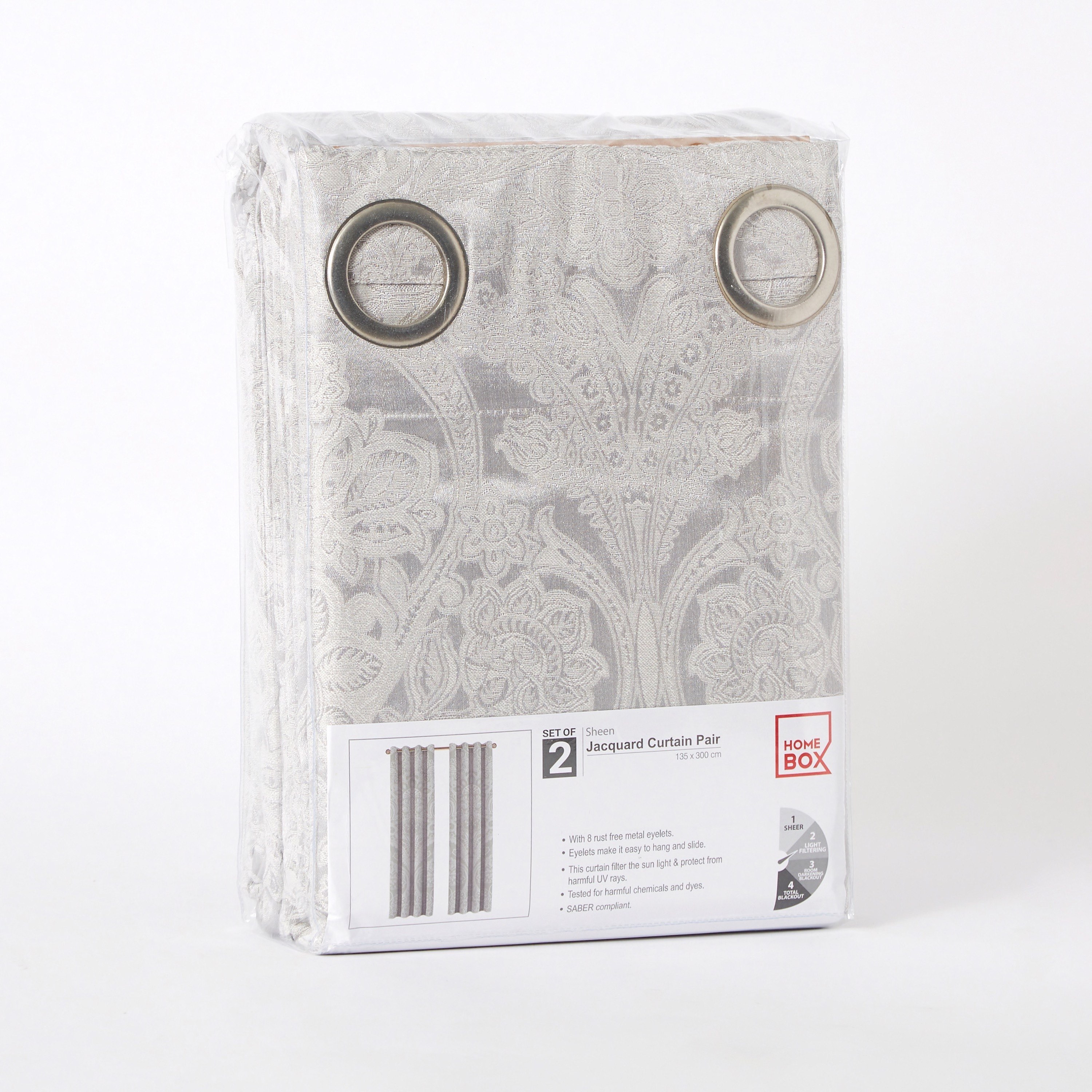 زوج ستائر جاكار - 135x300 سم - شين-hbxhomeware-hbxdecorandfurnishings-image-4