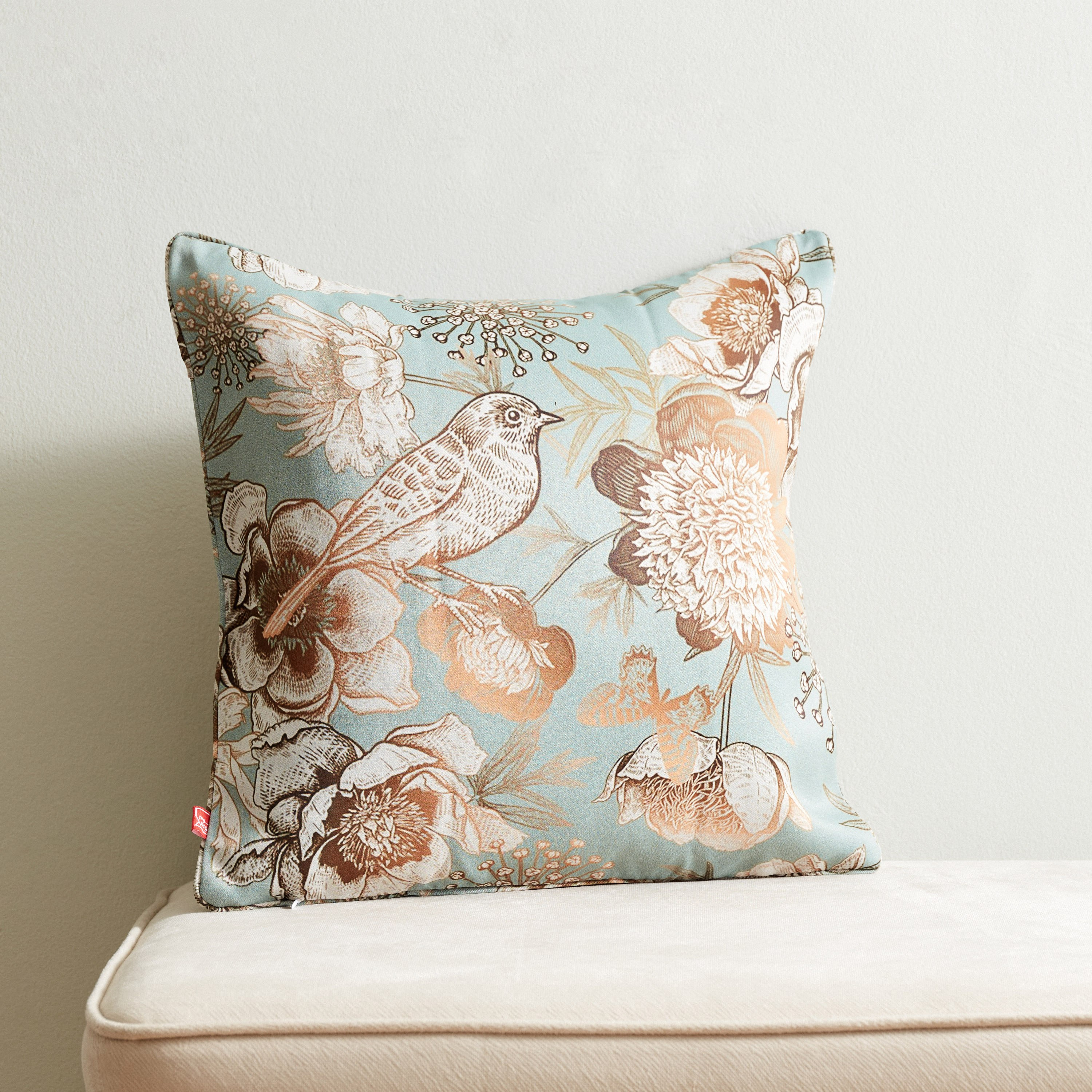 غطاء وسادة بطبعات من جلوم فلورا - 40x40 سم-hbxhomeware-cushionsandcovers-cushioncovers-image-1