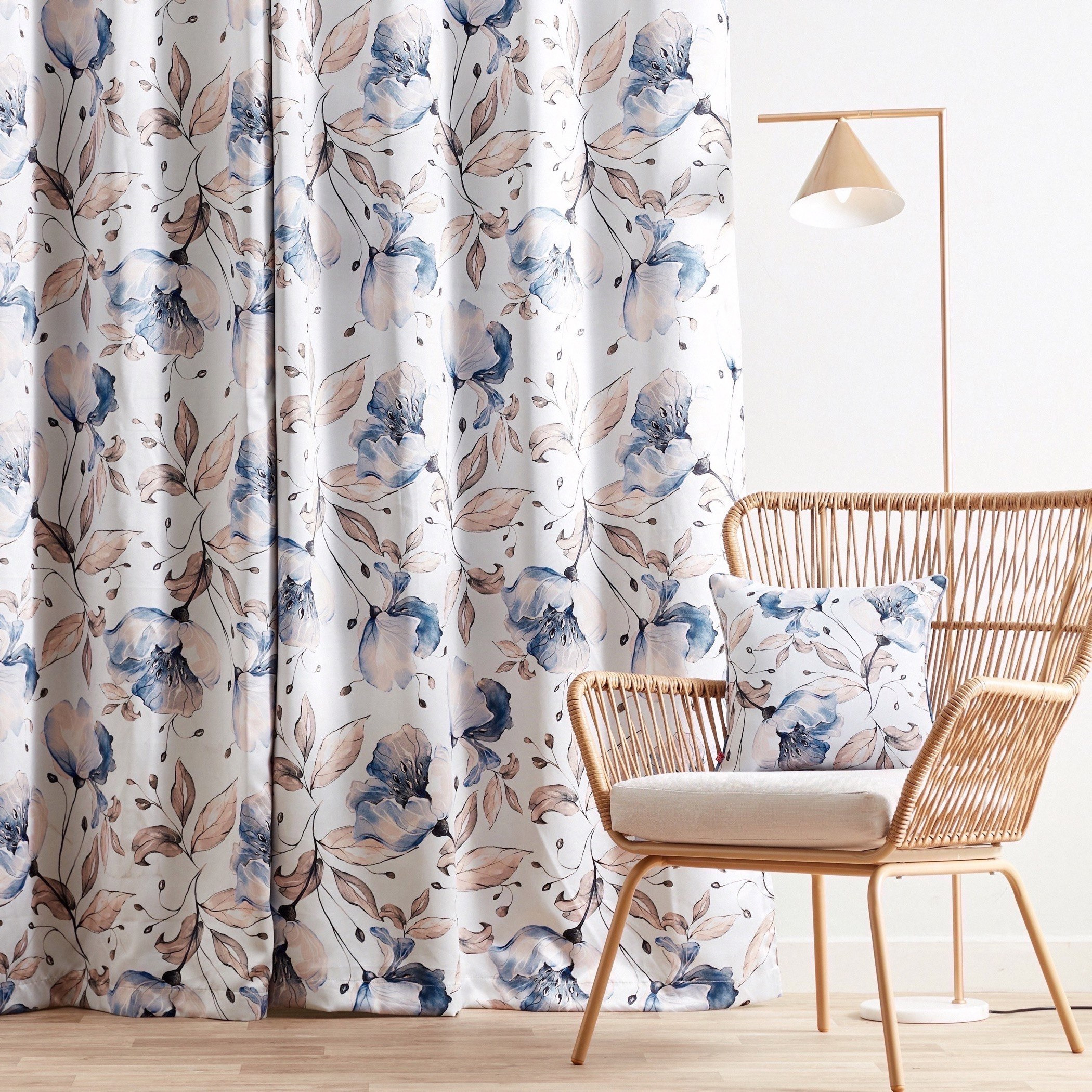 Gloom Lisa 2-Piece Printed Dimout Curtain Pair - 135x240 cm-hbxhomeware-hbxdecorandfurnishings-image-4