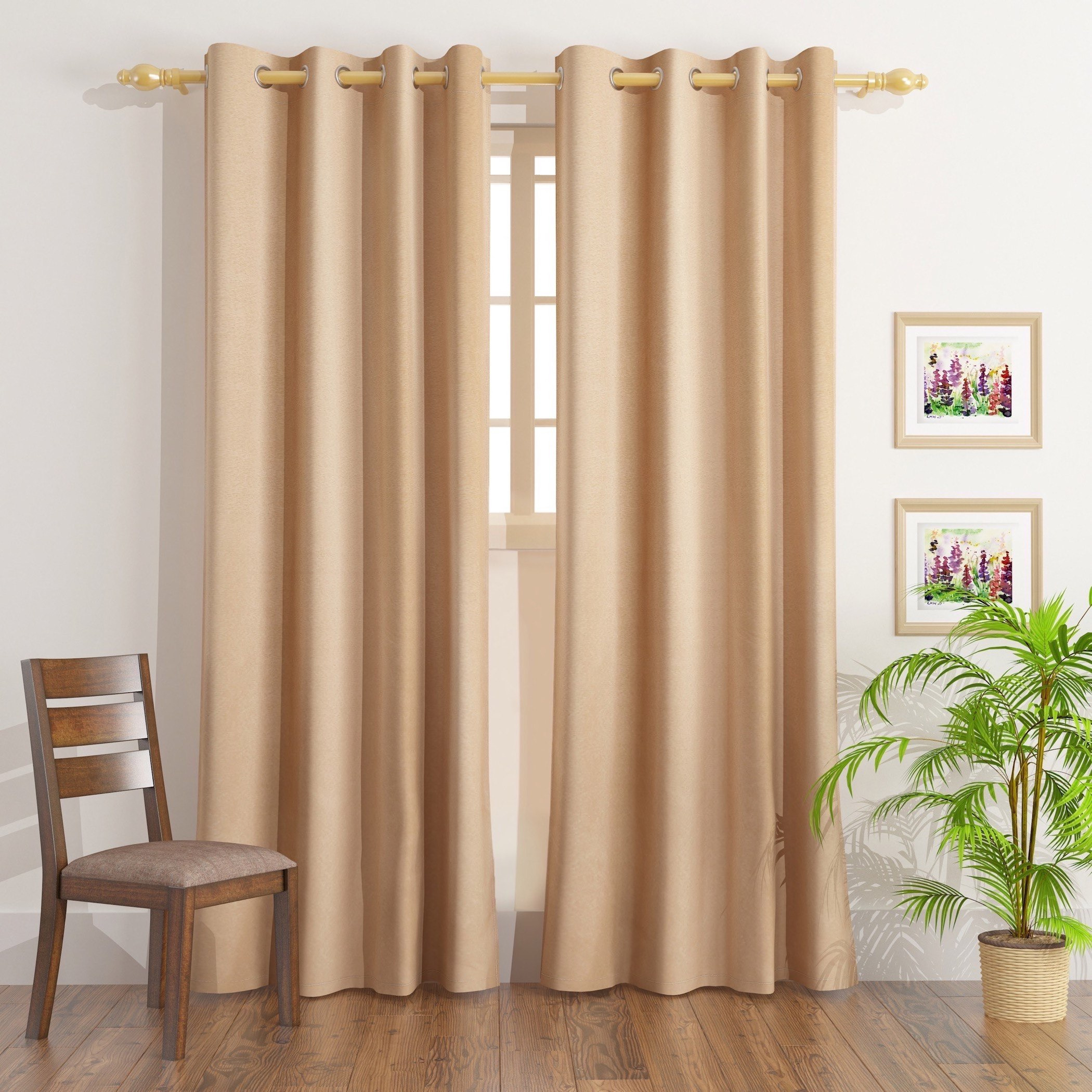 طقم ستائر تعتيم جاكارد قطعتين من فريدوم - 140x240 سم-hbxhomeware-hbxdecorandfurnishings-image-1