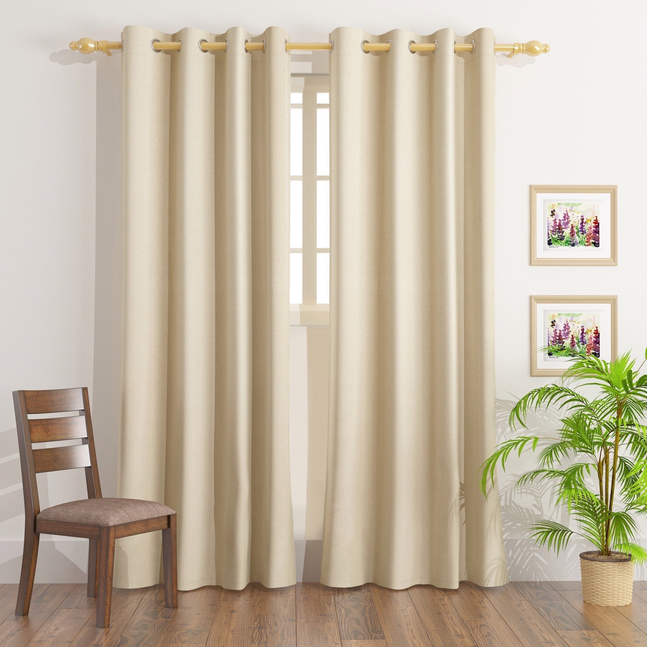 طقم ستائر تعتيم جاكار من قطعتين من فريدوم - 140x240 سم-hbxhomeware-hbxdecorandfurnishings-image-1