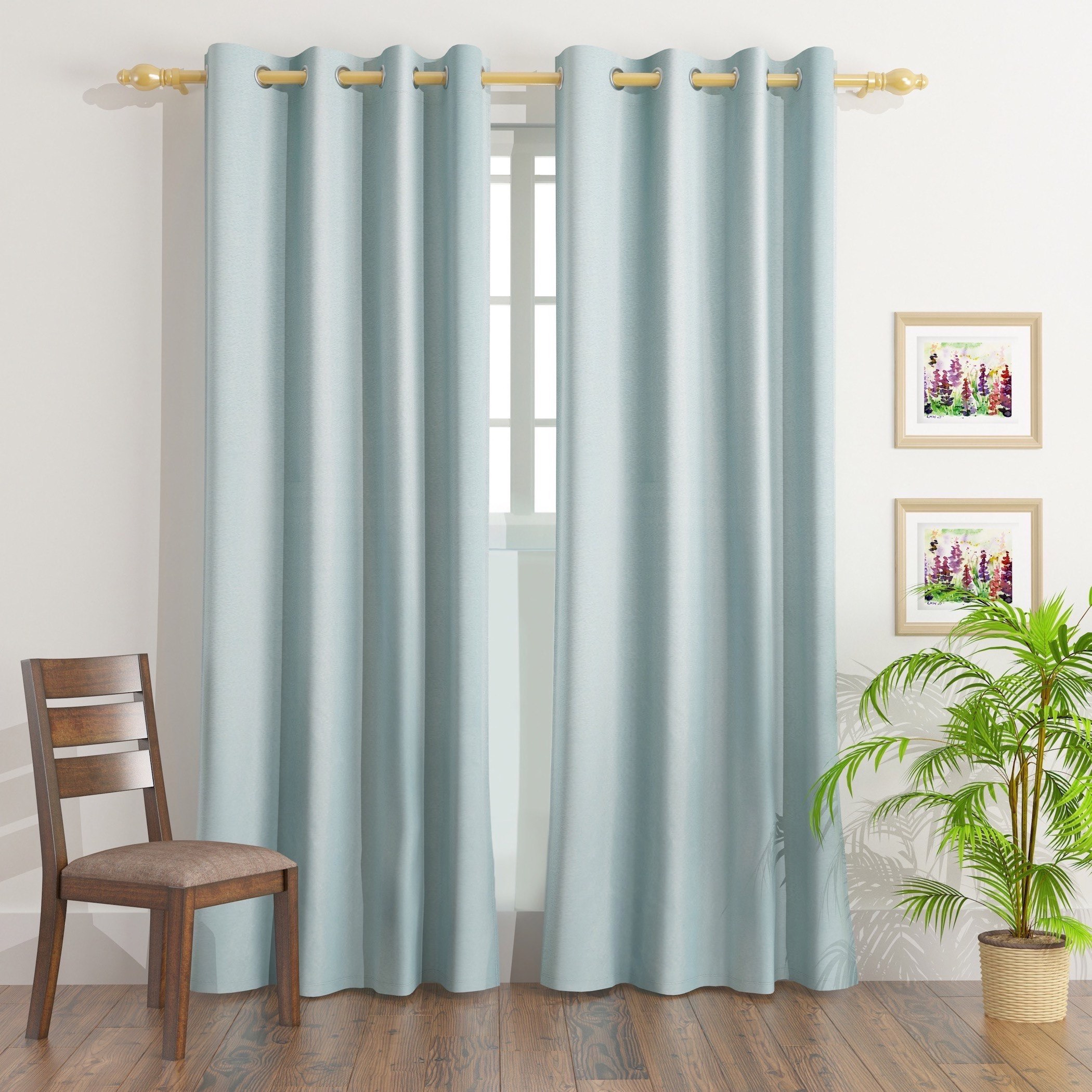 Freedom 2-Piece Jacquard Blackout Curtain Set - 140x240 cm-hbxhomeware-hbxdecorandfurnishings-image-1