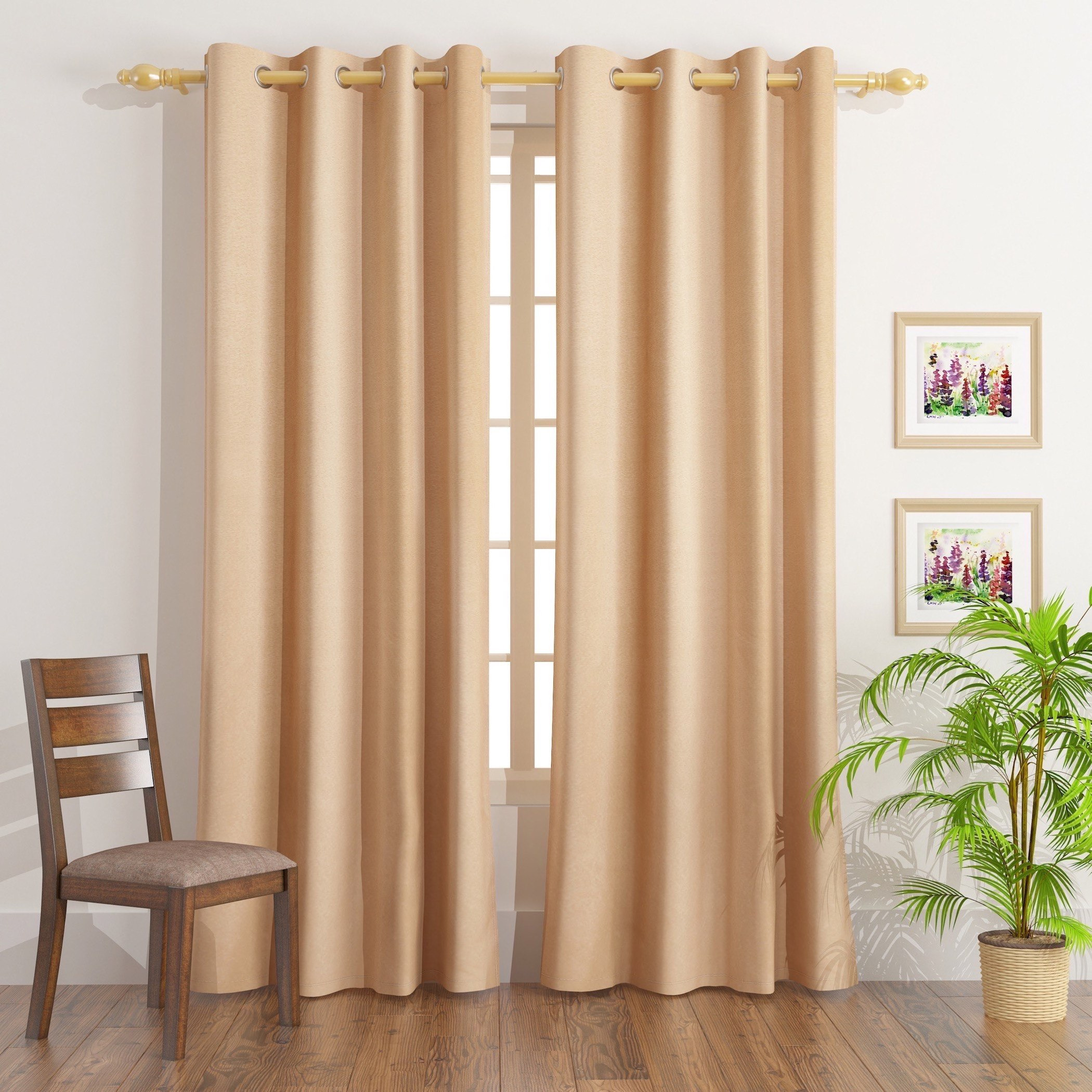 Freedom 2-Piece Jacquard Blackout Curtain Set - 140x300 cm-hbxhomeware-hbxdecorandfurnishings-image-1