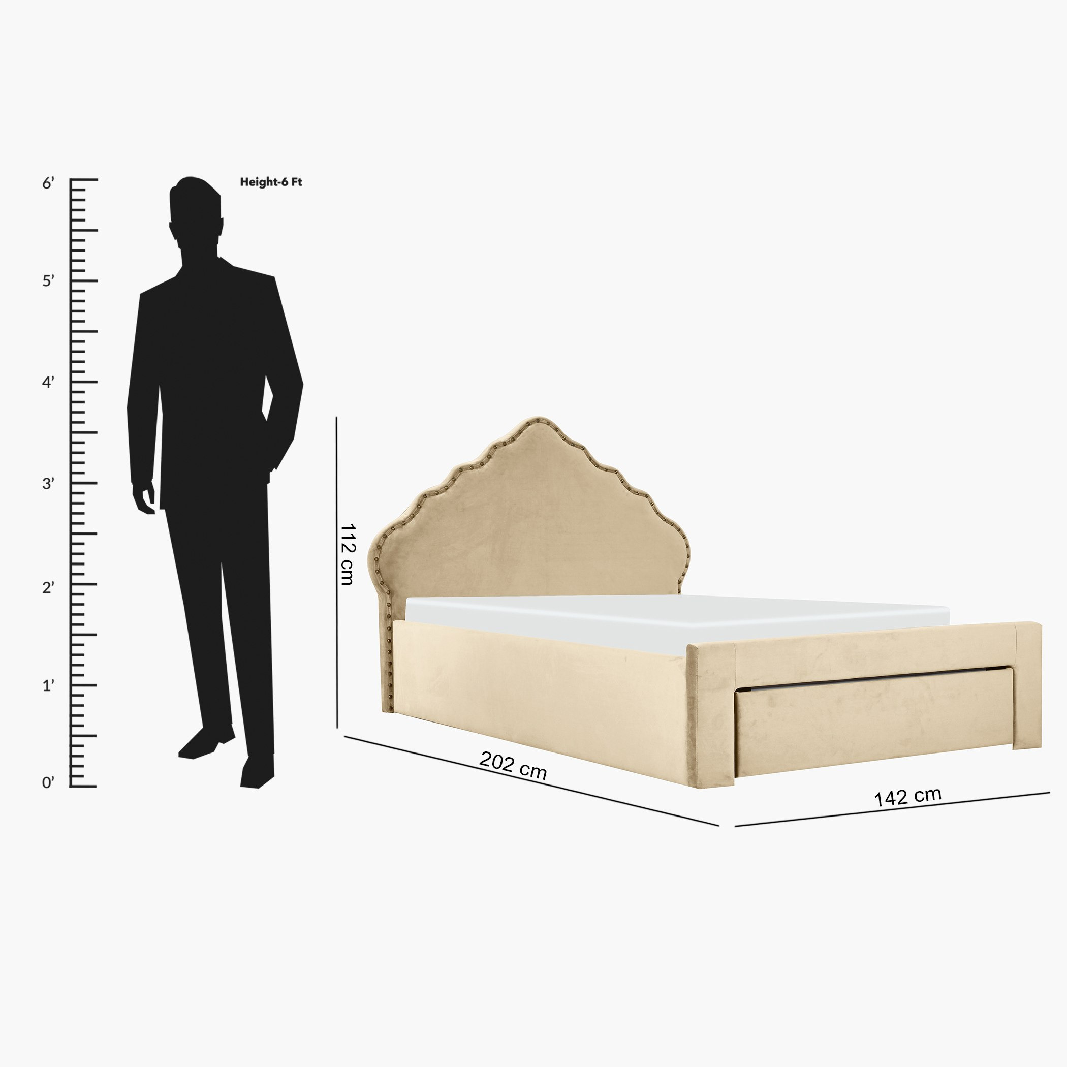 سرير مزدوج منجّد بدرج من هالمستاد باكستون - 120x200 سم-hbxfurniture-kidsroom-kidsroomsets-twin-image-6