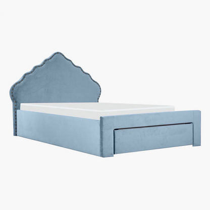 Halmstad Baxton Twin Upholstered Bed with 1 Drawer - 120x200 cm
