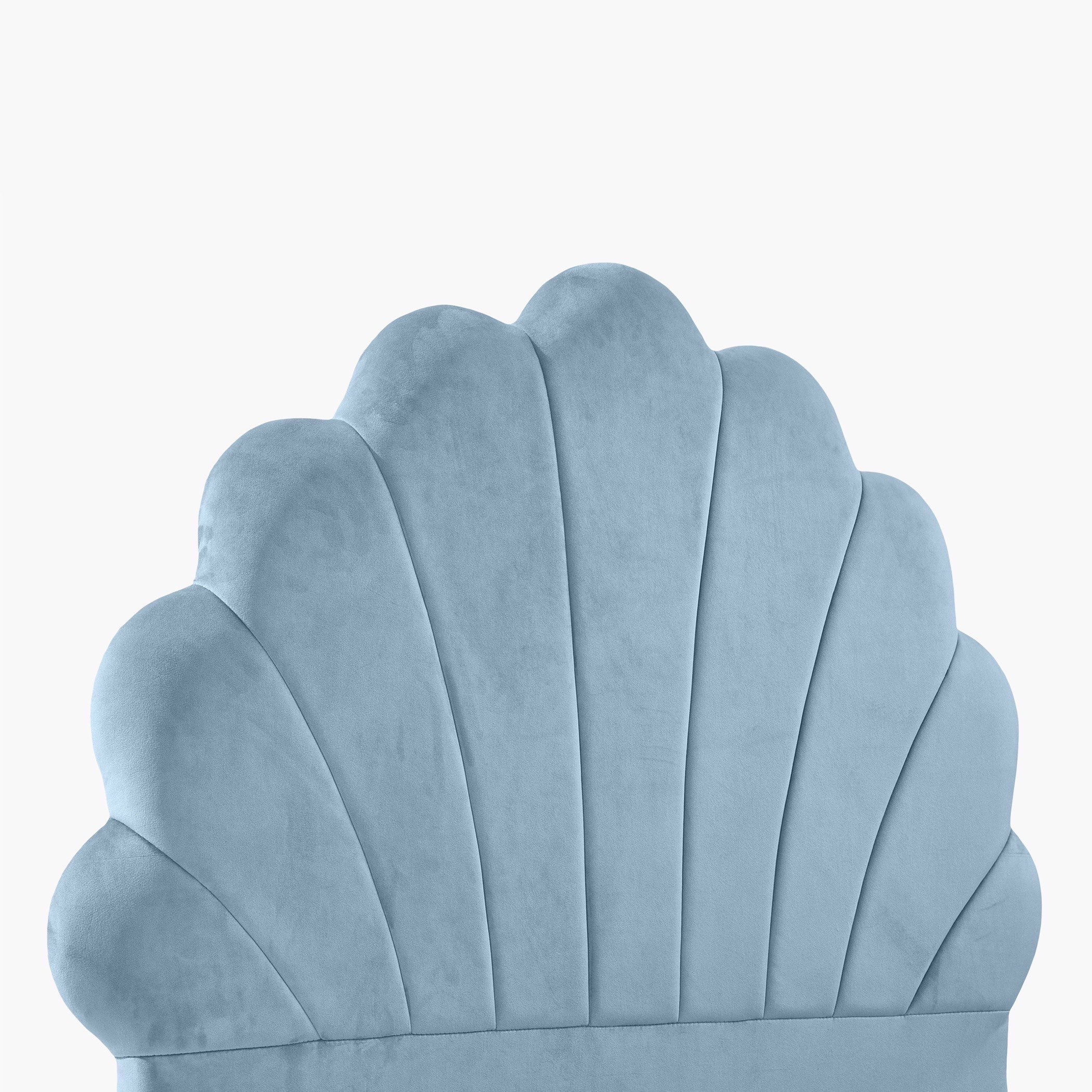 Halmstad Seashell Single Upholstered Bed with Drawer - 90x200 cm-hbxkidsandyouth-bedsandbedsets-beds-single-image-4
