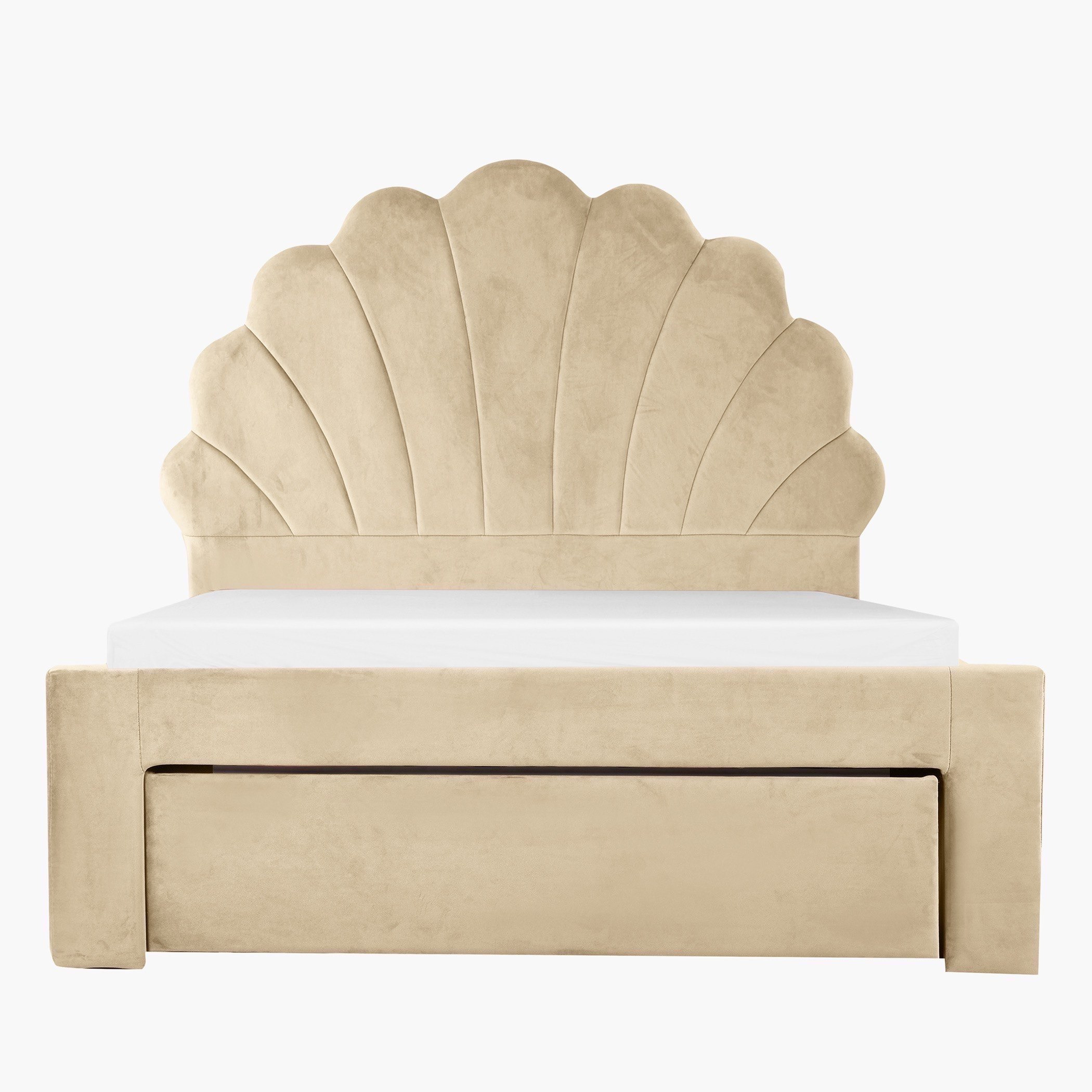 سرير مزدوج منجّد بتصميم صدفة ودرج من هالمستاد - 120x200 سم-hbxfurniture-kidsroom-kidsroomsets-twin-image-3
