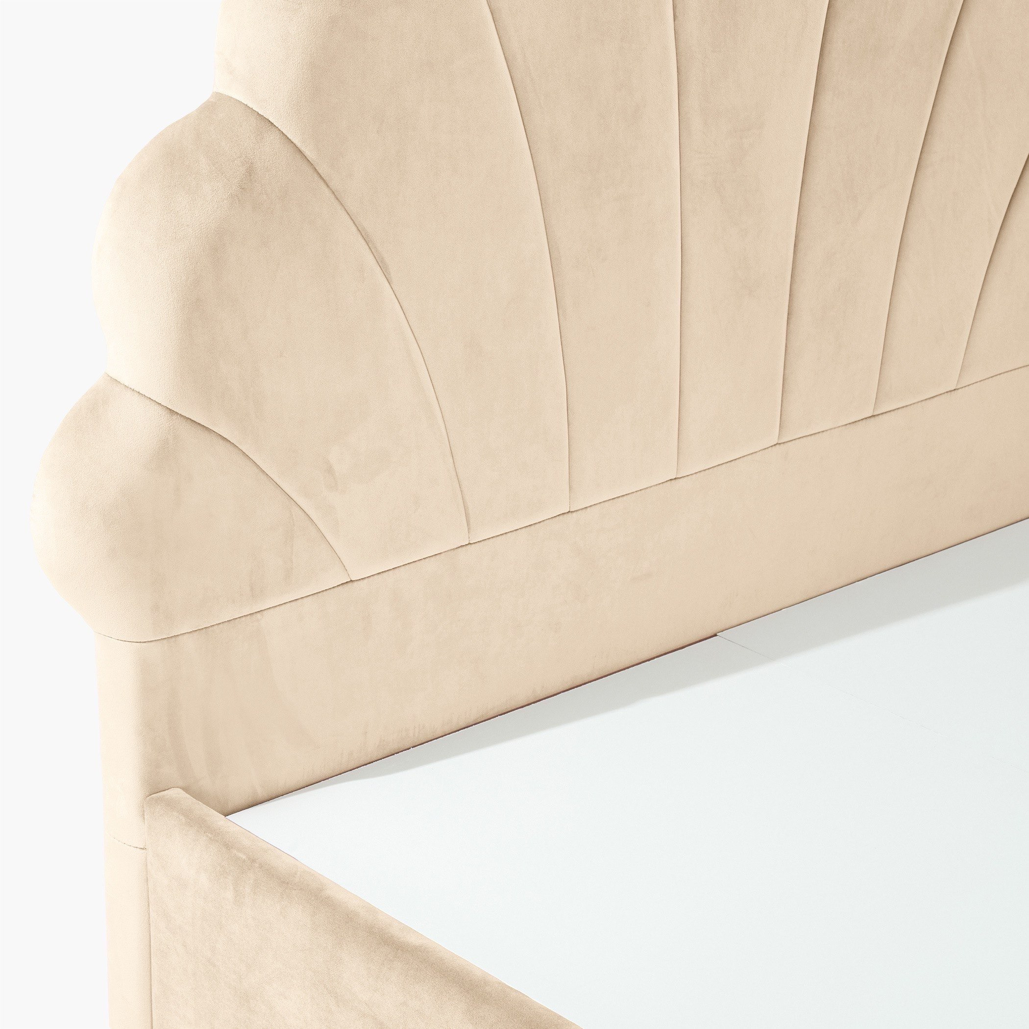 سرير مزدوج منجّد بتصميم صدفة ودرج من هالمستاد - 120x200 سم-hbxfurniture-kidsroom-kidsroomsets-twin-image-4